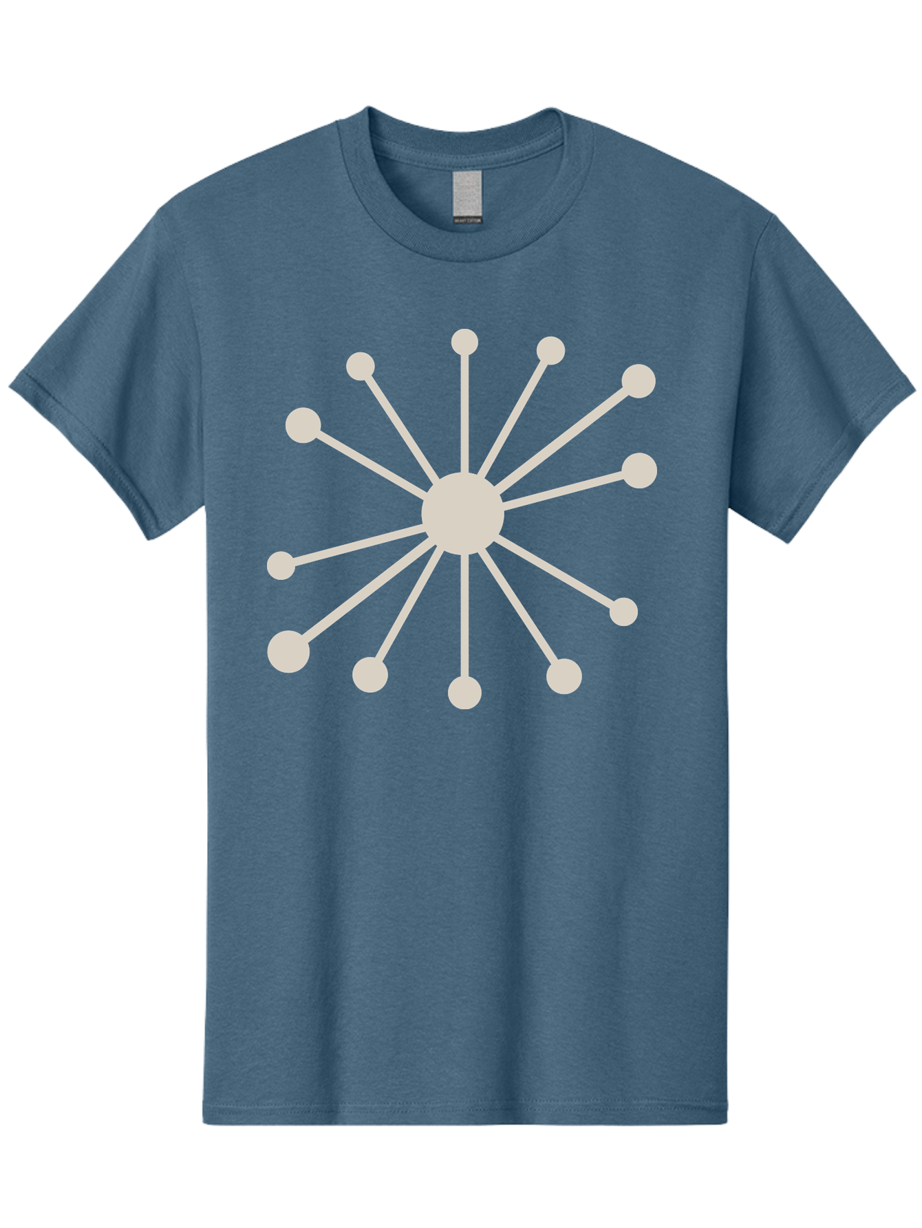 Molecular-Structure Men'S Graphic Tee, 100% Cotton, Comfortable Casual Summer Wear, Machine Washable, Network Diagram, Interconnected Nodes, Web Design, Digital Connections, Futuristic Tech, Abstract Art, Modern Graphic, Minimalist Style Aad010