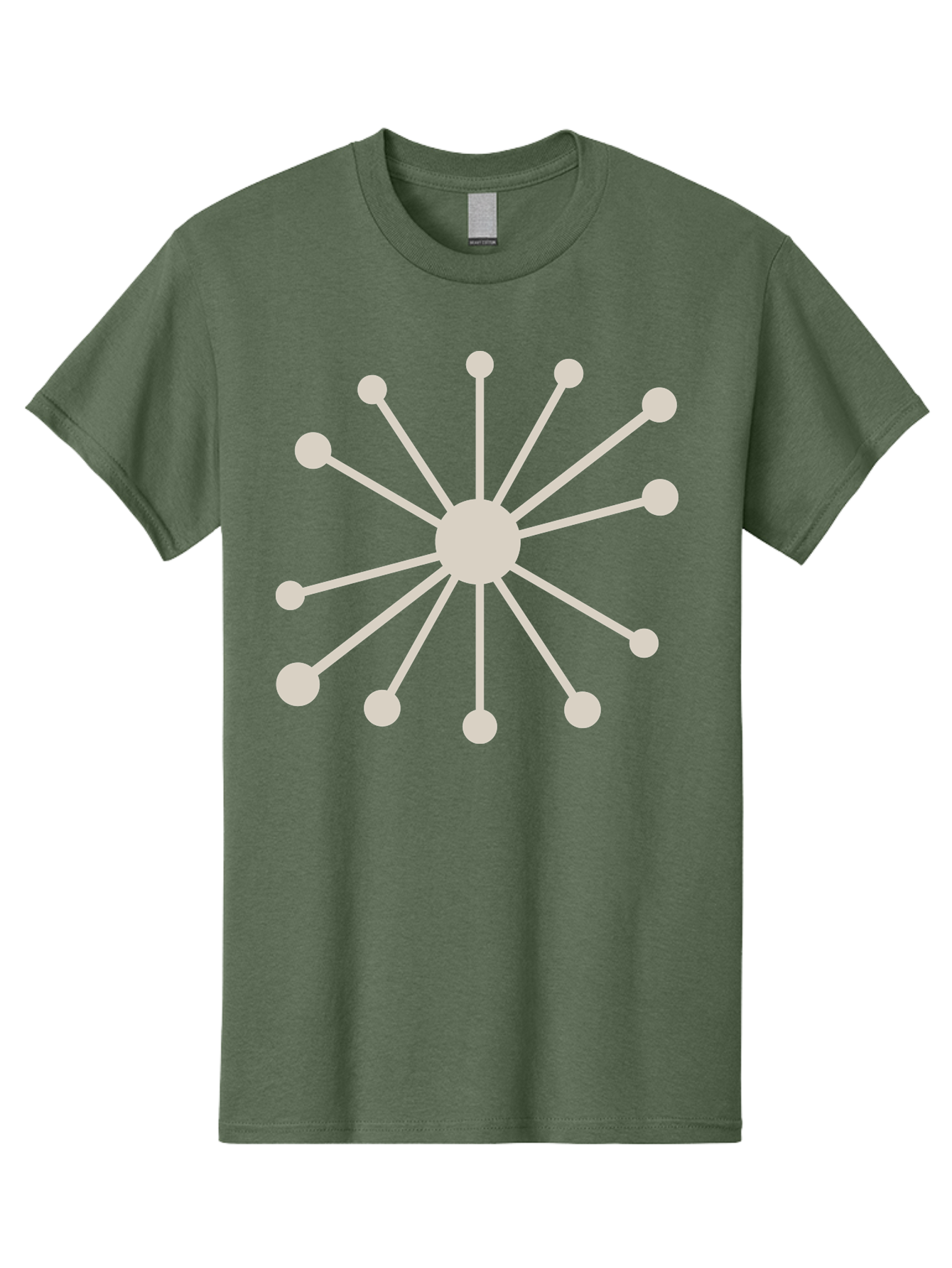 Molecular-Structure Men'S Graphic Tee, 100% Cotton, Comfortable Casual Summer Wear, Machine Washable, Network Diagram, Interconnected Nodes, Web Design, Digital Connections, Futuristic Tech, Abstract Art, Modern Graphic, Minimalist Style Aad010