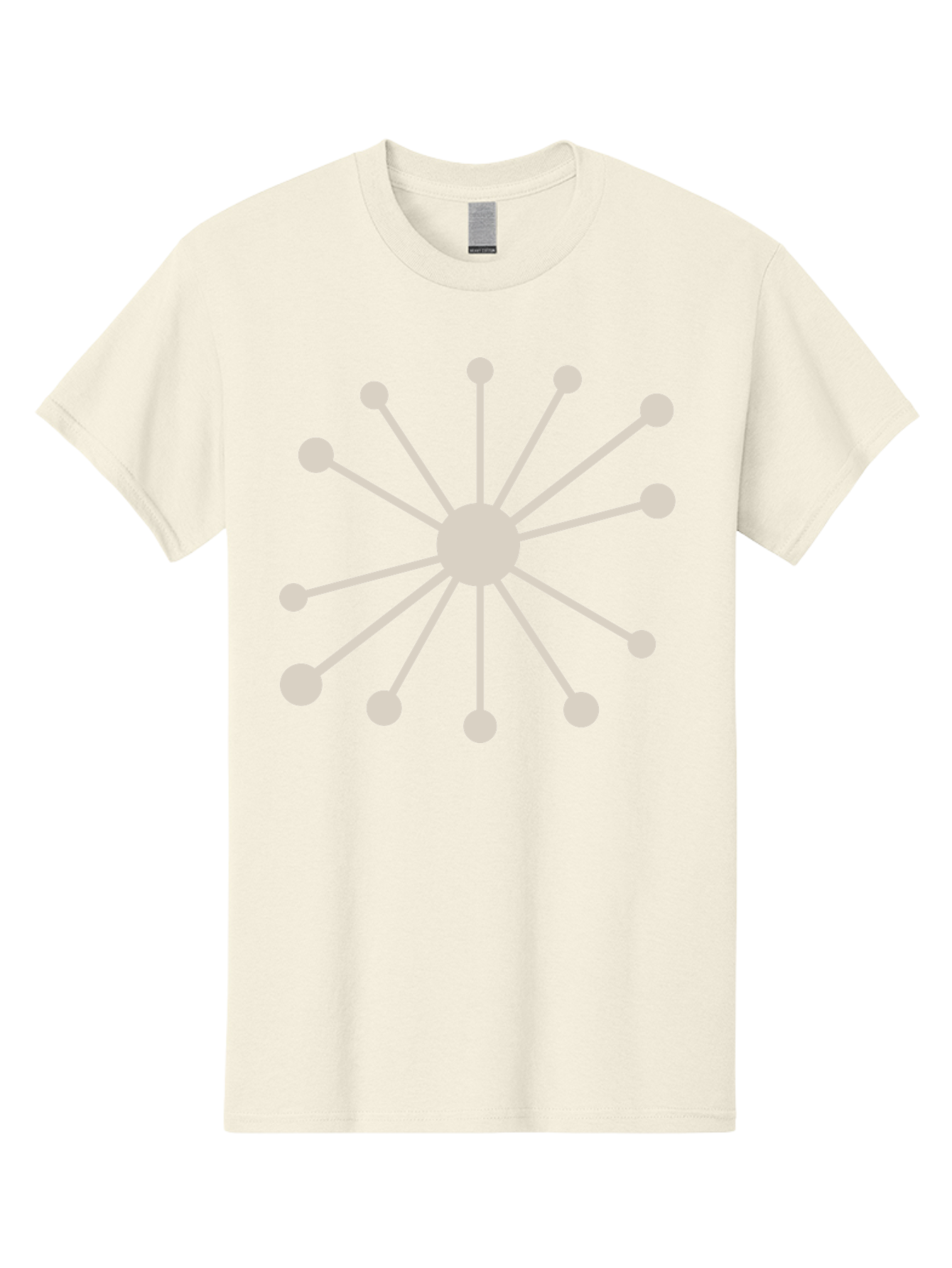 Molecular-Structure Men'S Graphic Tee, 100% Cotton, Comfortable Casual Summer Wear, Machine Washable, Network Diagram, Interconnected Nodes, Web Design, Digital Connections, Futuristic Tech, Abstract Art, Modern Graphic, Minimalist Style Aad010