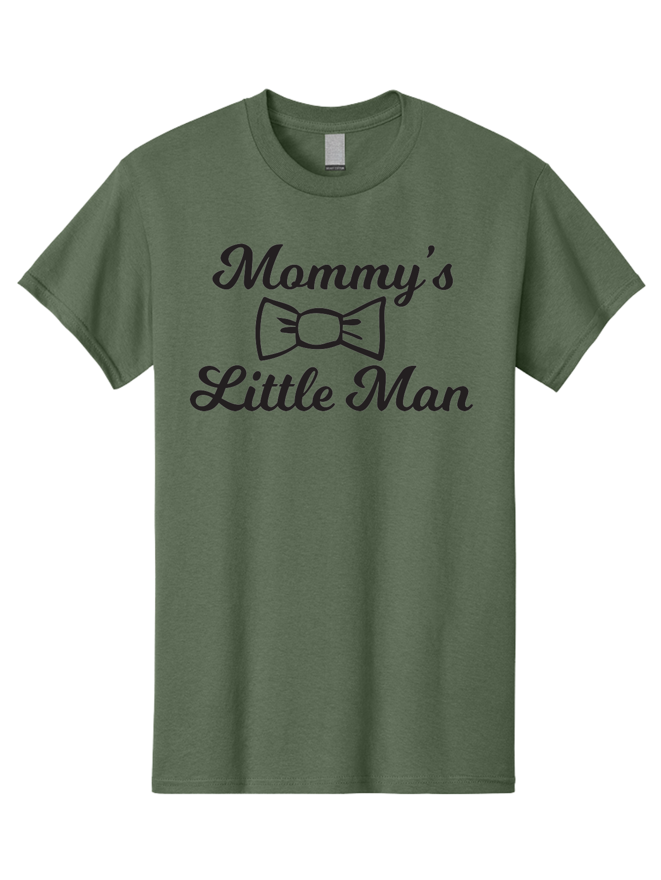 Mommy-S-Little-Man Men'S Graphic Tee, 100% Cotton, Comfortable Casual Summer Wear, Machine Washable, Mommy'S Little Man, Bow Tie Design, Cute Baby Boy, Mother And Child, Baby Shower Gift, Nursery Decor, Personalized Apparel, Custom T-Shirt Aad018