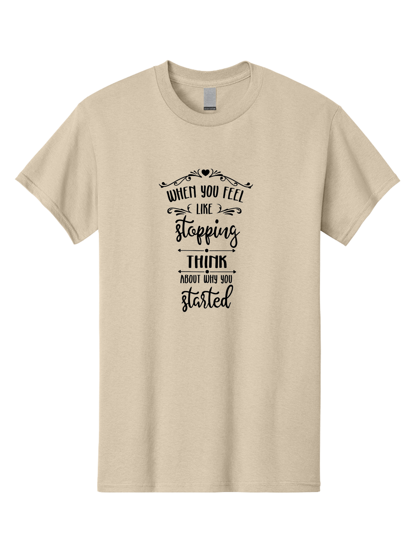 Motivational-Quote Men'S Graphic Tee, 100% Cotton, Comfortable Casual Summer Wear, Machine Washable, Motivational Quote, Inspirational Sayings, Perseverance, Determination, Success Mindset, Positive Thinking, Inner Strength, Goal Achievement Aad029