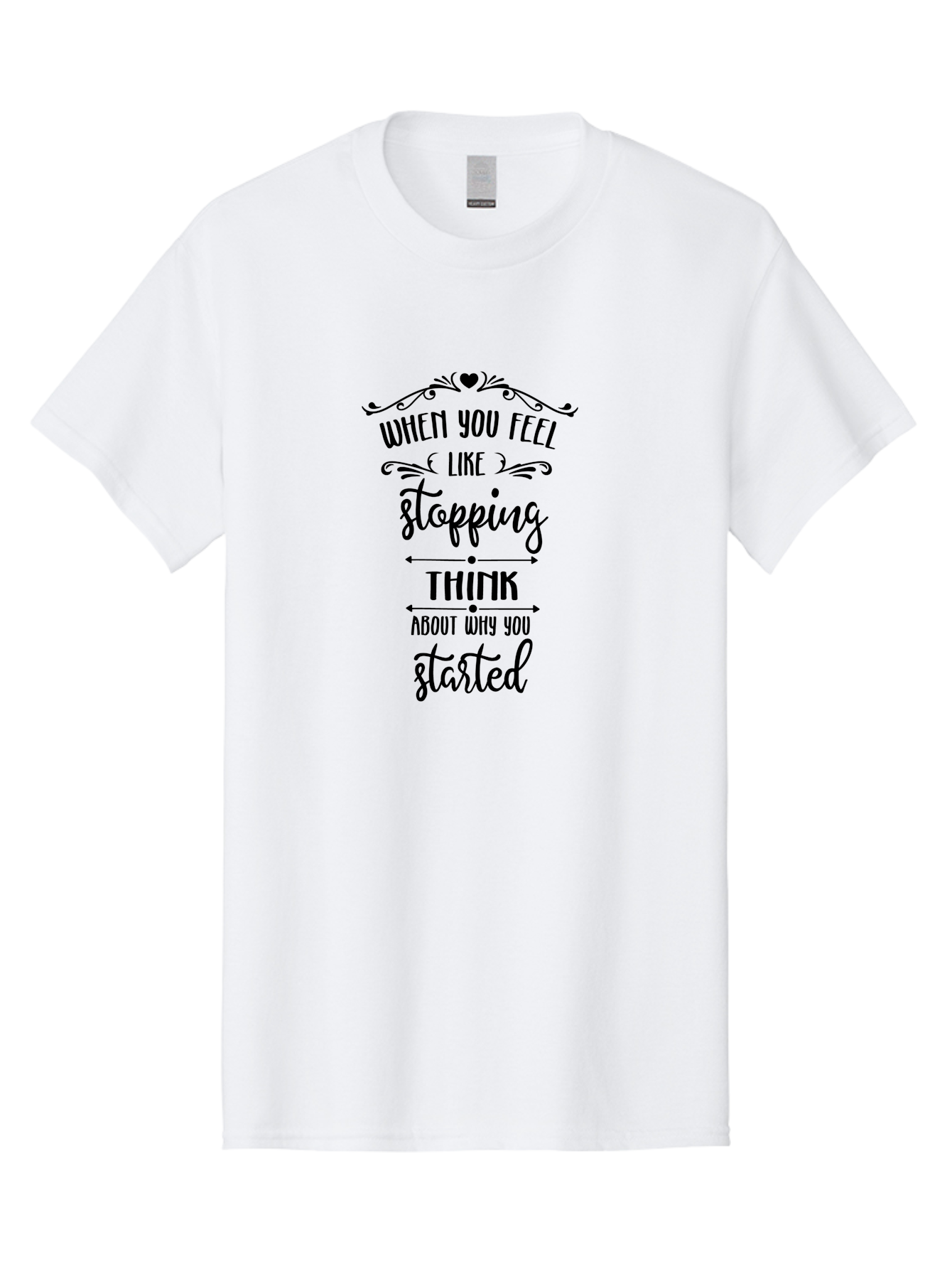 Motivational-Quote Men'S Graphic Tee, 100% Cotton, Comfortable Casual Summer Wear, Machine Washable, Motivational Quote, Inspirational Sayings, Perseverance, Determination, Success Mindset, Positive Thinking, Inner Strength, Goal Achievement Aad029
