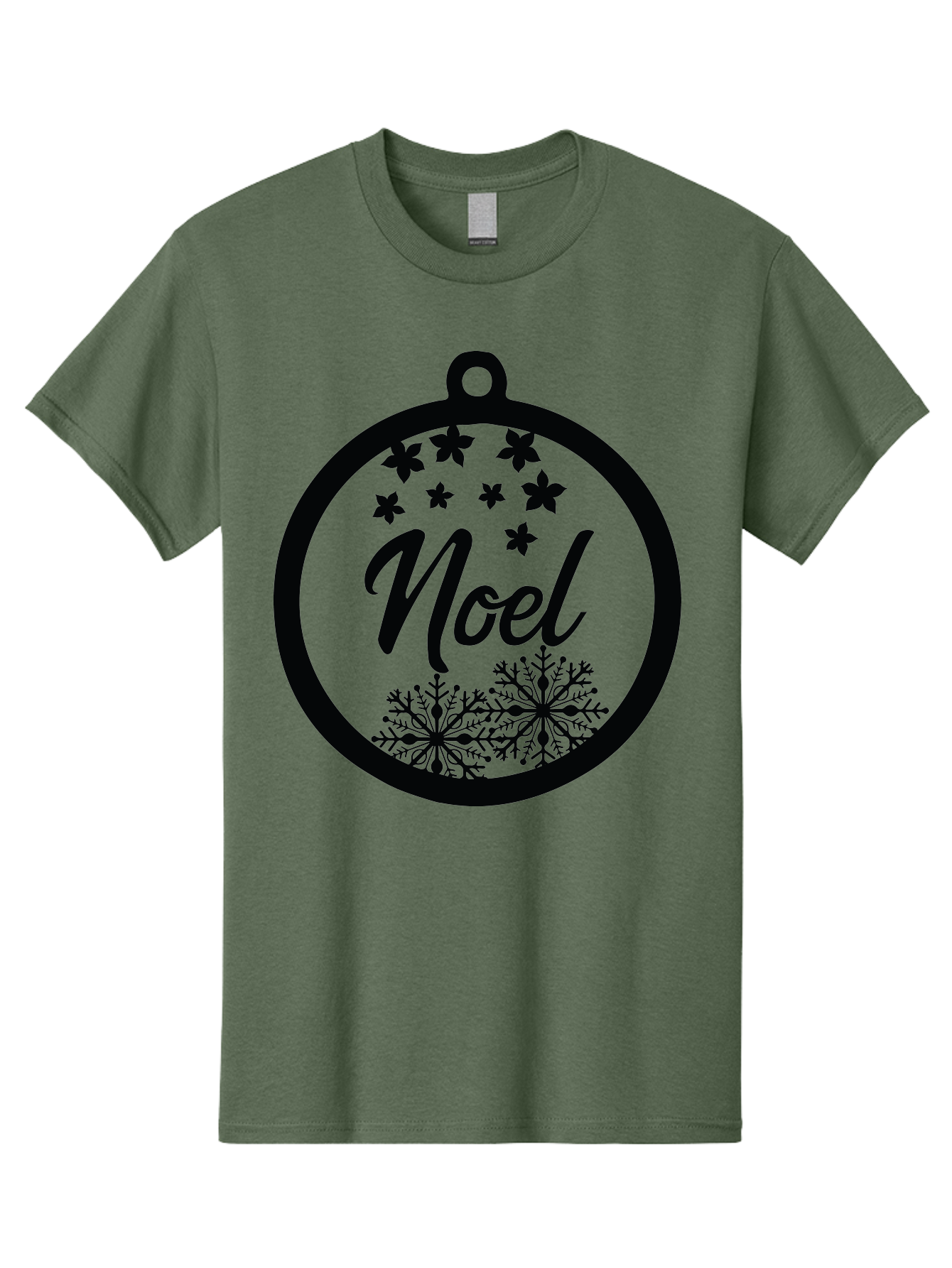Noel Men'S Graphic Tee, 100% Cotton, Comfortable Casual Summer Wear, Machine Washable, Christmas Ornament, Festive Decoration, Holiday Decor, Noel Sign, Snowflakes, Stars, Merry Christmas, Winter Wonderland, Seasonal Greetings Aad057