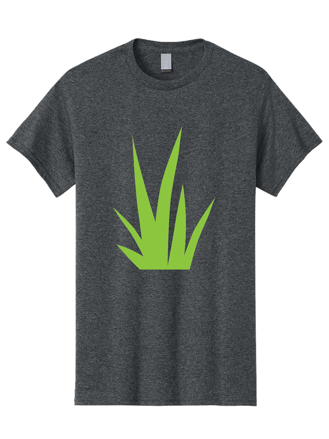 Prickly-Leaves Men'S Graphic Tee, 100% Cotton, Comfortable Casual Summer Wear, Machine Washable, Palm Leaves, Tropical Foliage, Minimalist Design, Simple Shapes, Leafy Graphics, Vector Art, Green Leaves Aad101