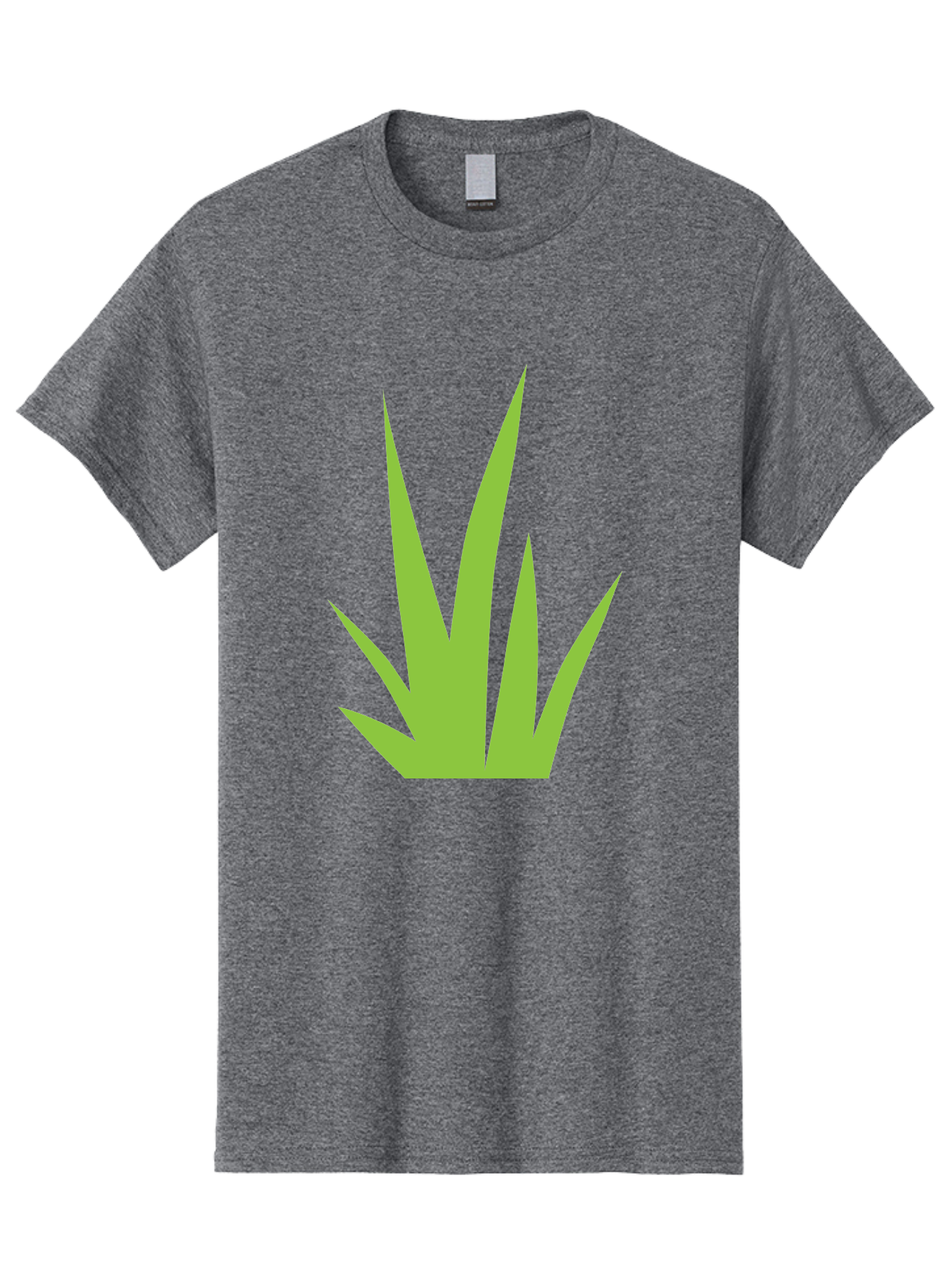 Prickly-Leaves Men'S Graphic Tee, 100% Cotton, Comfortable Casual Summer Wear, Machine Washable, Palm Leaves, Tropical Foliage, Minimalist Design, Simple Shapes, Leafy Graphics, Vector Art, Green Leaves Aad101