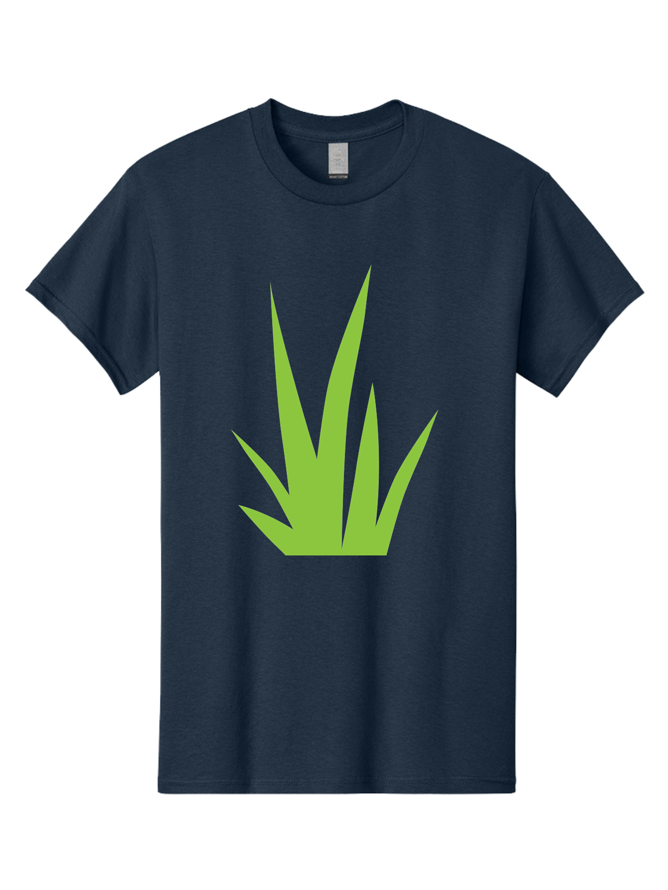 Prickly-Leaves Men'S Graphic Tee, 100% Cotton, Comfortable Casual Summer Wear, Machine Washable, Palm Leaves, Tropical Foliage, Minimalist Design, Simple Shapes, Leafy Graphics, Vector Art, Green Leaves Aad101