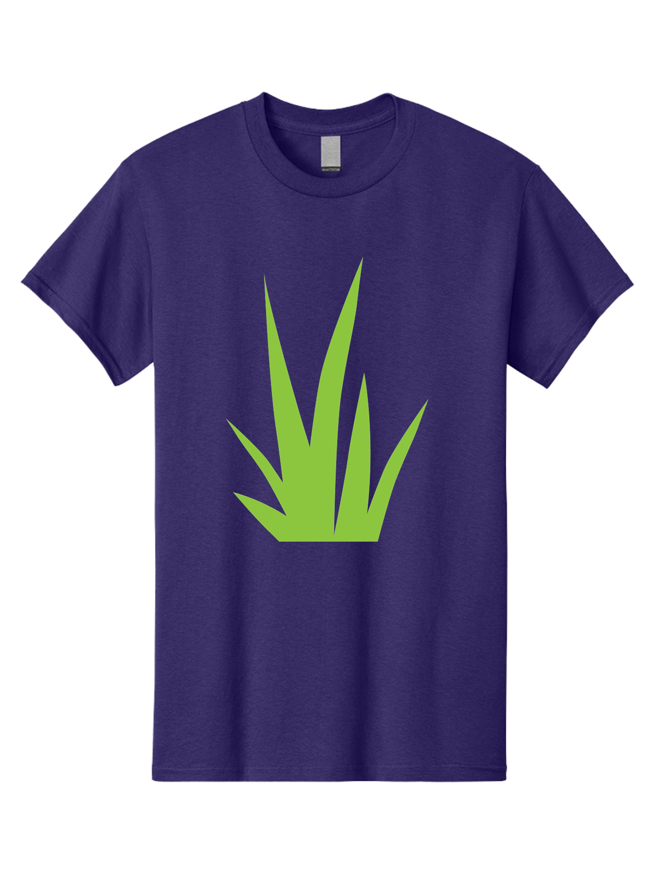 Prickly-Leaves Men'S Graphic Tee, 100% Cotton, Comfortable Casual Summer Wear, Machine Washable, Palm Leaves, Tropical Foliage, Minimalist Design, Simple Shapes, Leafy Graphics, Vector Art, Green Leaves Aad101
