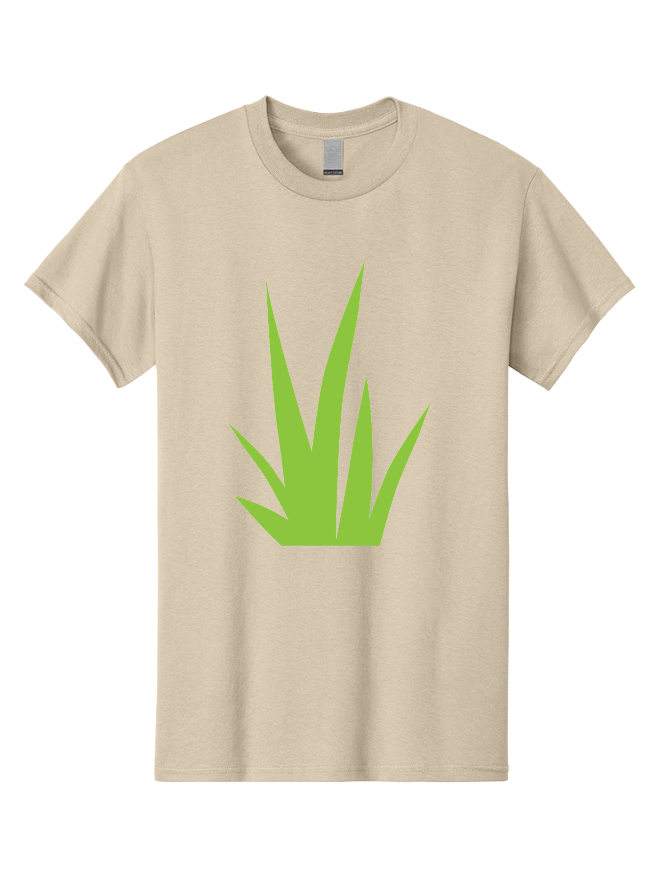 Prickly-Leaves Men'S Graphic Tee, 100% Cotton, Comfortable Casual Summer Wear, Machine Washable, Palm Leaves, Tropical Foliage, Minimalist Design, Simple Shapes, Leafy Graphics, Vector Art, Green Leaves Aad101