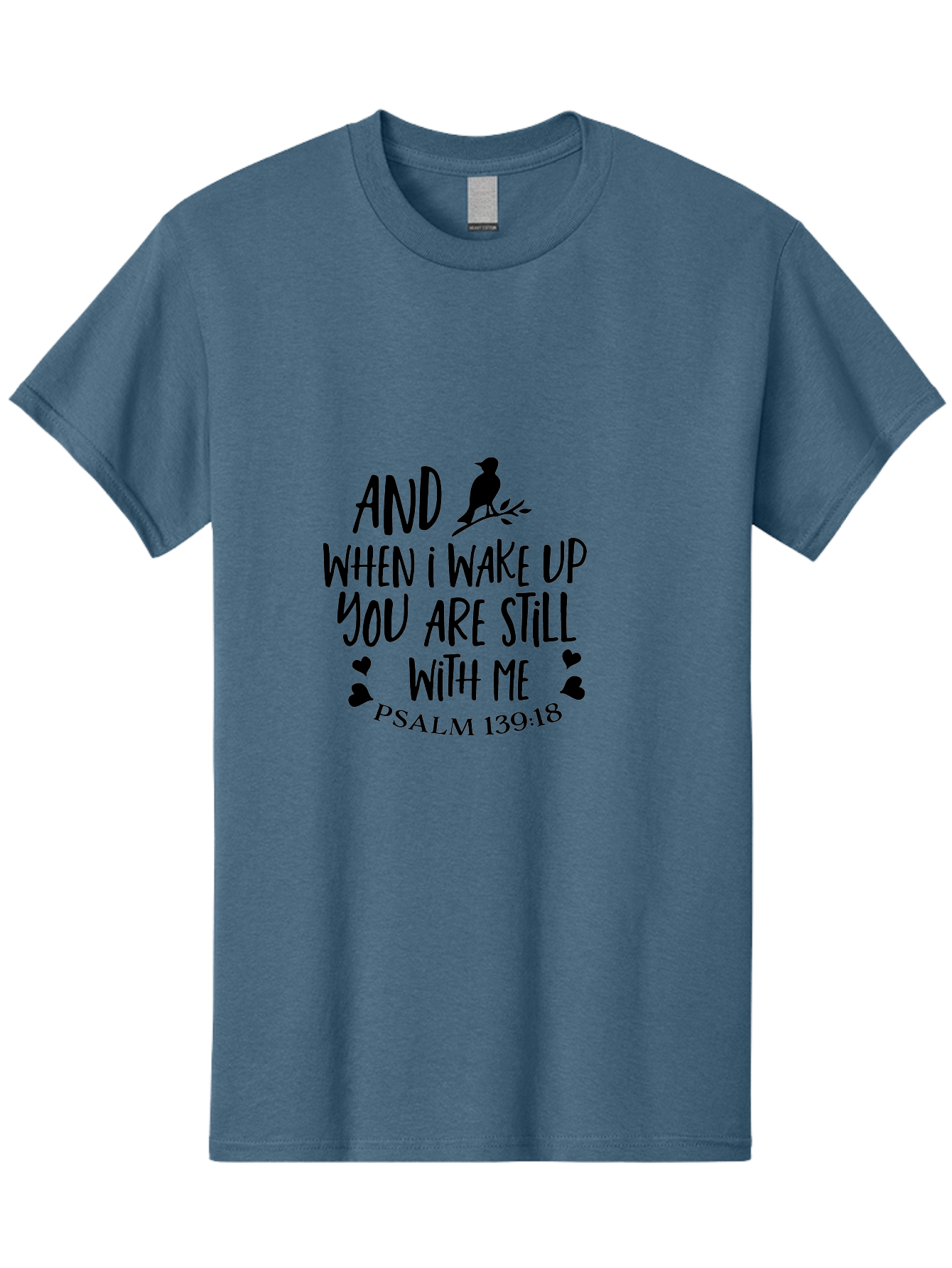 Psalm-139-18 Men'S Graphic Tee, 100% Cotton, Comfortable Casual Summer Wear, Machine Washable, Psalm 139:18, Inspirational Quote, Bible Verse, Faith-Based Design, Motivational Message, Spiritual Quote, God Is Good, Love Is Kind Aad105