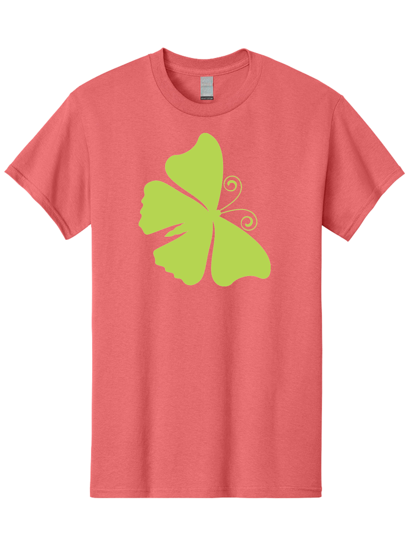 Shamrock-Graphic Men'S Graphic Tee, 100% Cotton, Comfortable Casual Summer Wear, Machine Washable, Clover Silhouette, Shamrock Graphic, Four-Leaf Clover, Irish Heritage, Luck Symbol, Green Leaf, Elegant Design, Minimalist Art, Simple Shapes Aad152
