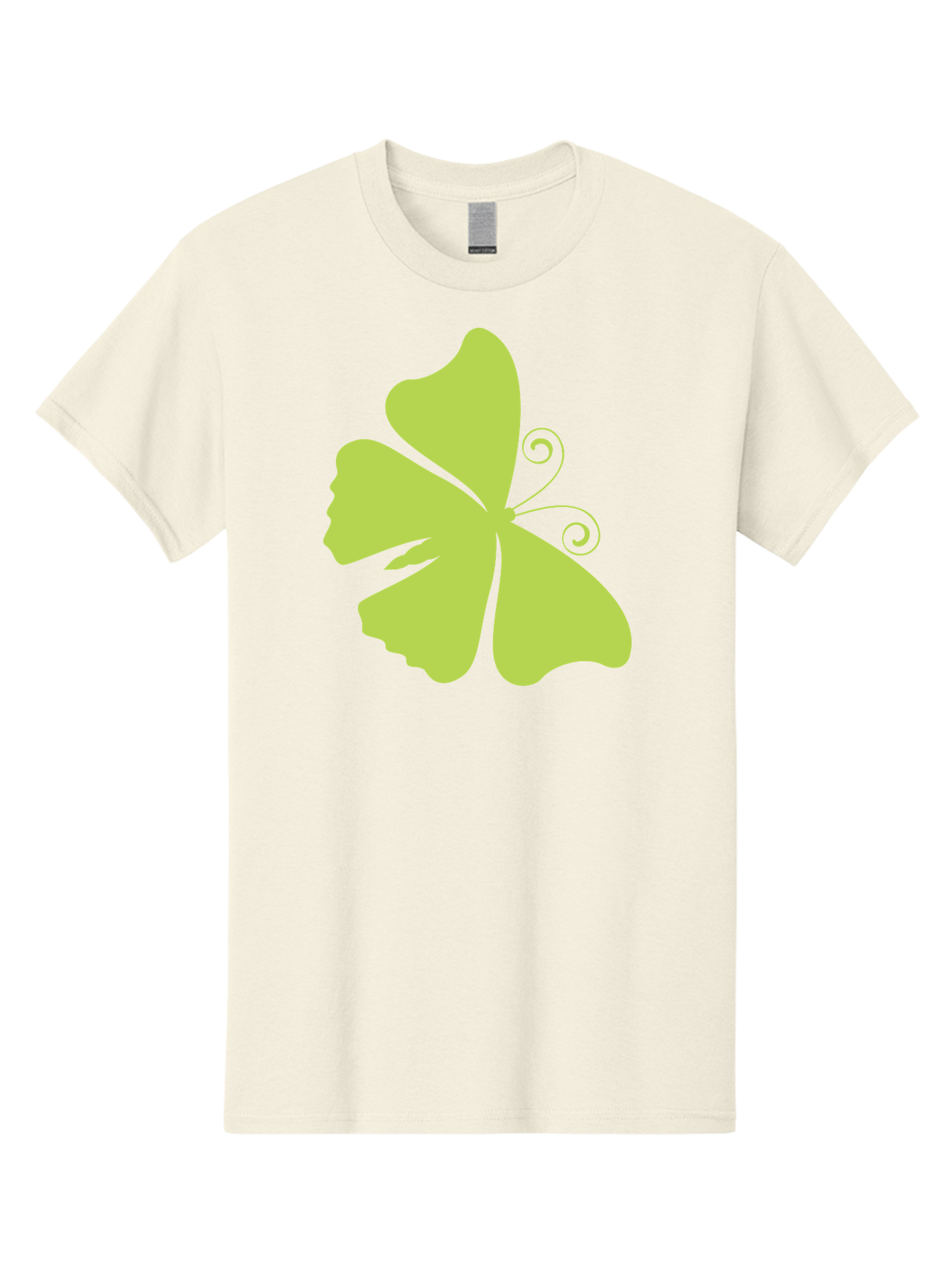 Shamrock-Graphic Men'S Graphic Tee, 100% Cotton, Comfortable Casual Summer Wear, Machine Washable, Clover Silhouette, Shamrock Graphic, Four-Leaf Clover, Irish Heritage, Luck Symbol, Green Leaf, Elegant Design, Minimalist Art, Simple Shapes Aad152