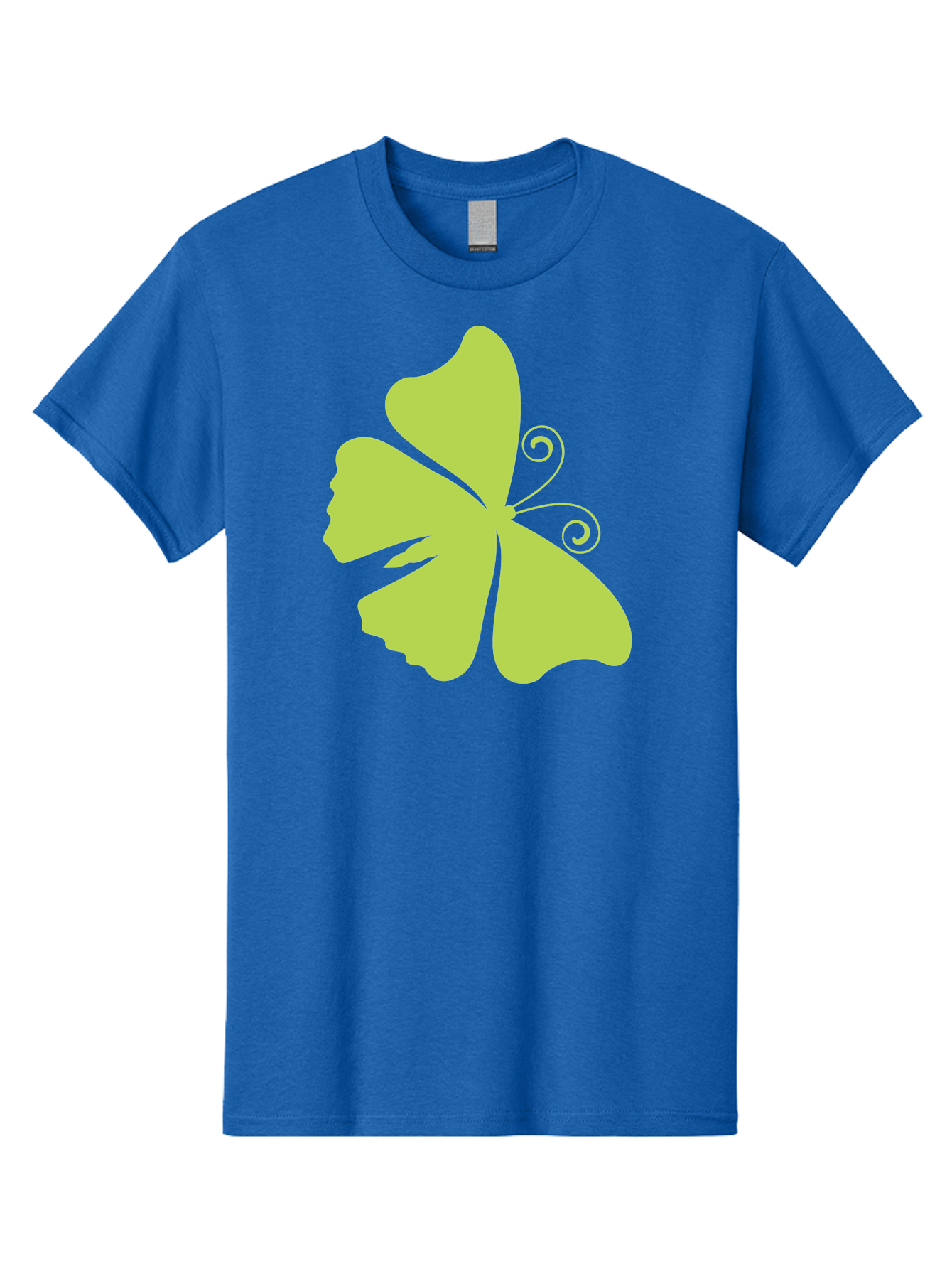 Shamrock-Graphic Men'S Graphic Tee, 100% Cotton, Comfortable Casual Summer Wear, Machine Washable, Clover Silhouette, Shamrock Graphic, Four-Leaf Clover, Irish Heritage, Luck Symbol, Green Leaf, Elegant Design, Minimalist Art, Simple Shapes Aad152