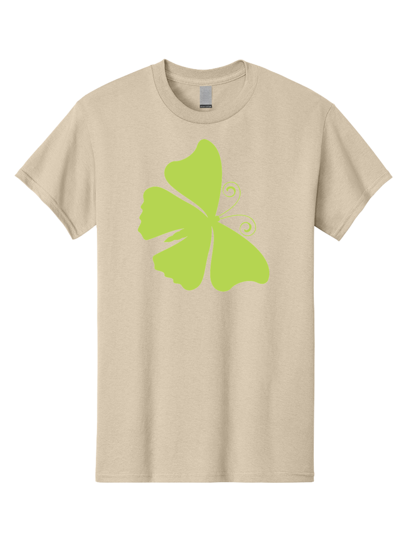 Shamrock-Graphic Men'S Graphic Tee, 100% Cotton, Comfortable Casual Summer Wear, Machine Washable, Clover Silhouette, Shamrock Graphic, Four-Leaf Clover, Irish Heritage, Luck Symbol, Green Leaf, Elegant Design, Minimalist Art, Simple Shapes Aad152