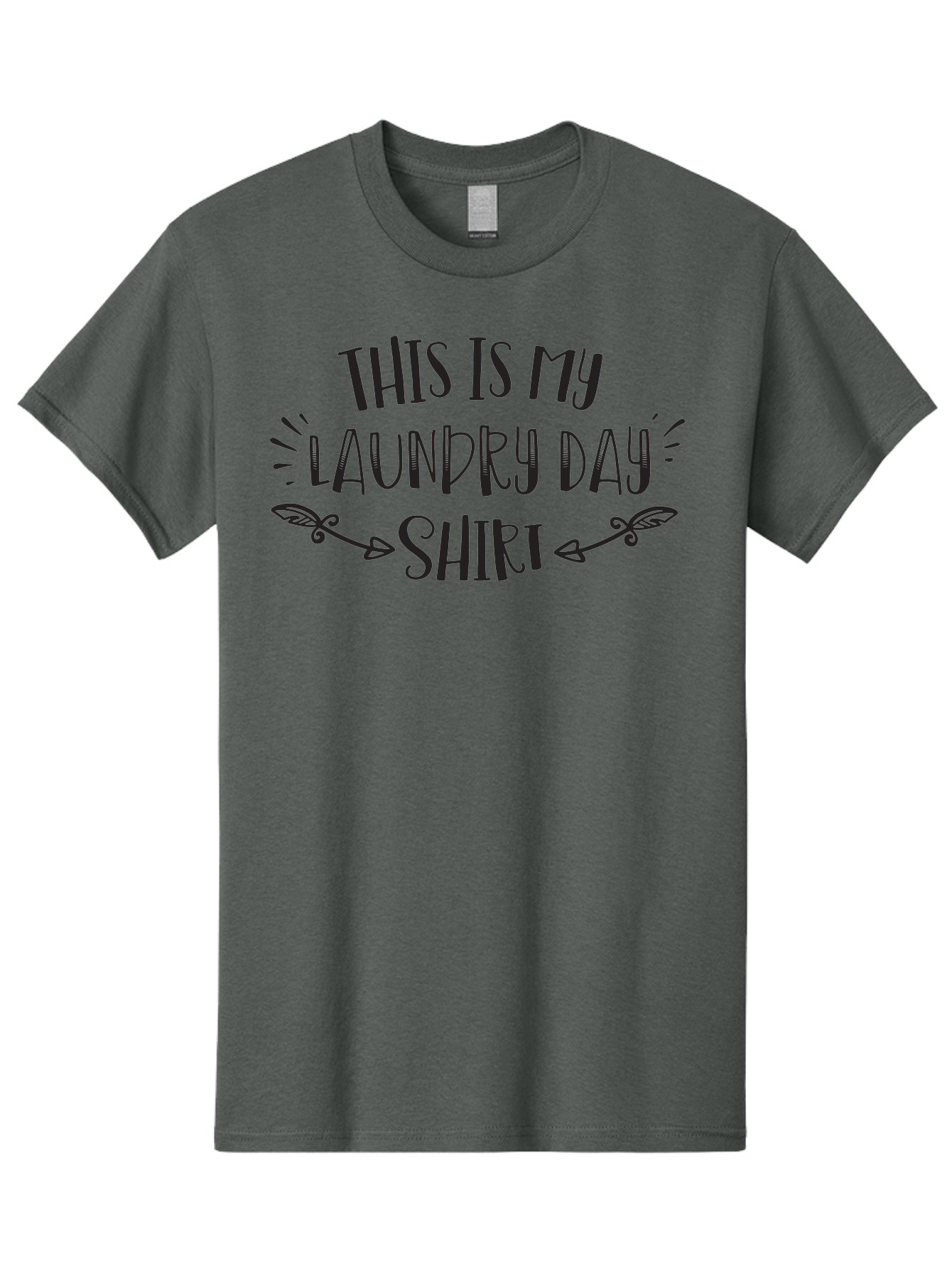 This-Is-My-Laundry-Day-Shirt Men'S Graphic Tee, 100% Cotton, Comfortable Casual Summer Wear, Machine Washable, Funny Laundry Quote, Quirky T-Shirt Design, Humorous Phrase, Playful Graphic, Creative Typography, Witty Saying, Novelty Apparel, Aad247