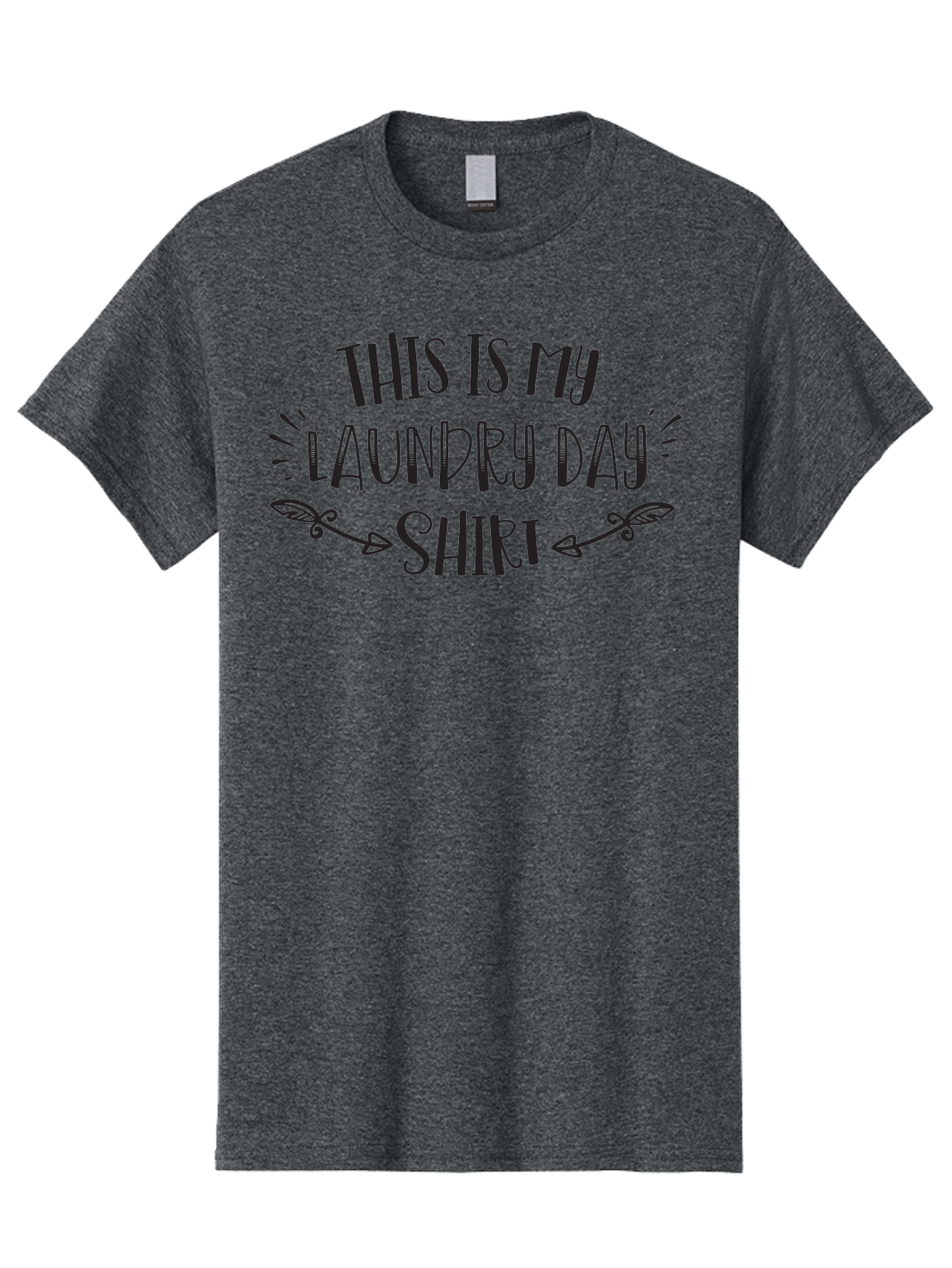This-Is-My-Laundry-Day-Shirt Men'S Graphic Tee, 100% Cotton, Comfortable Casual Summer Wear, Machine Washable, Funny Laundry Quote, Quirky T-Shirt Design, Humorous Phrase, Playful Graphic, Creative Typography, Witty Saying, Novelty Apparel, Aad247