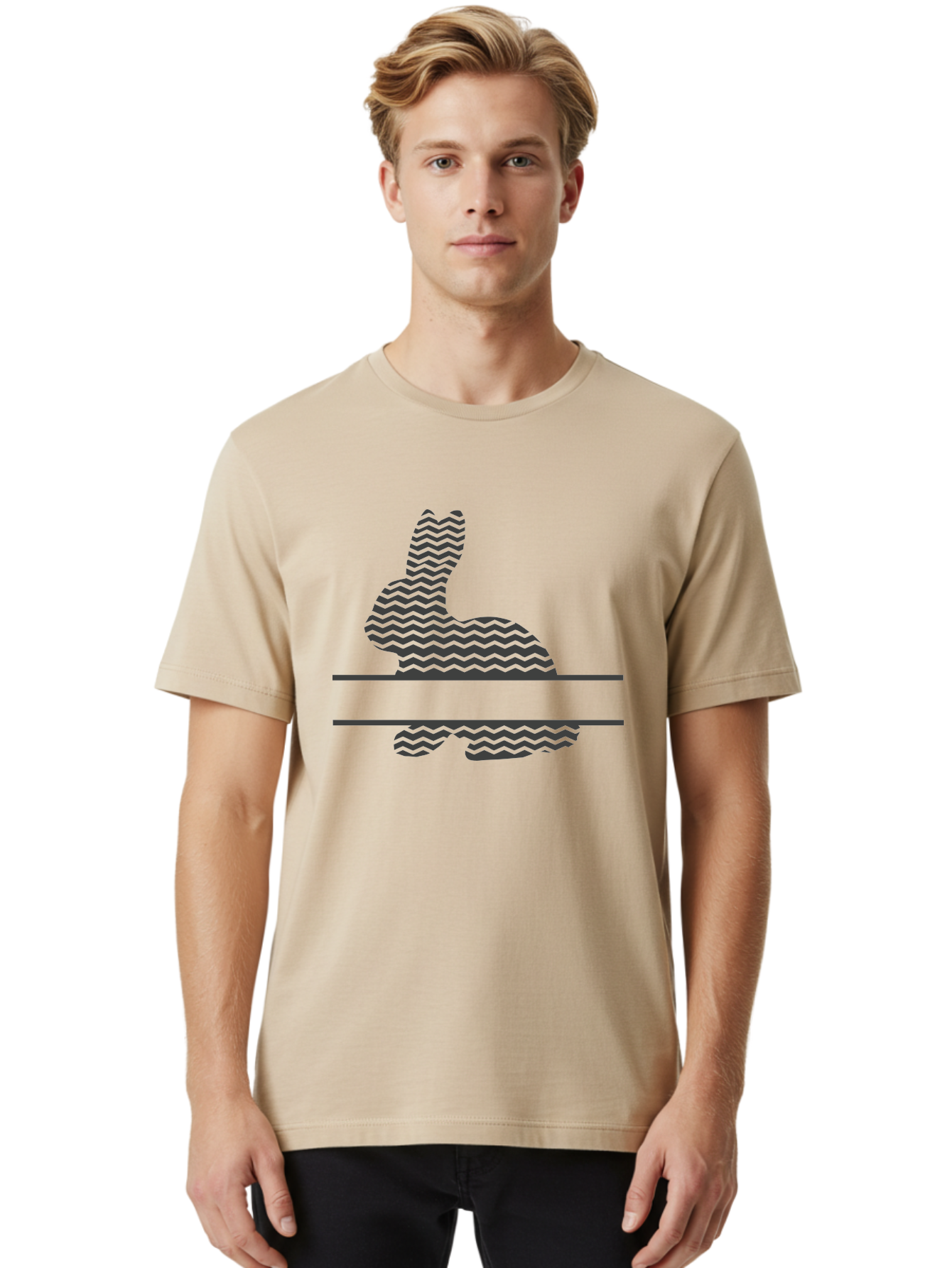 Thumbs-Up Men'S Graphic Tee, 100% Cotton, Comfortable Casual Summer Wear, Machine Washable, Thumbs Up Gesture, Approval Symbol, Positive Feedback, Hand Gesture, Wavy Pattern, Digital Art, Modern Design, Iconic Symbol Aad254