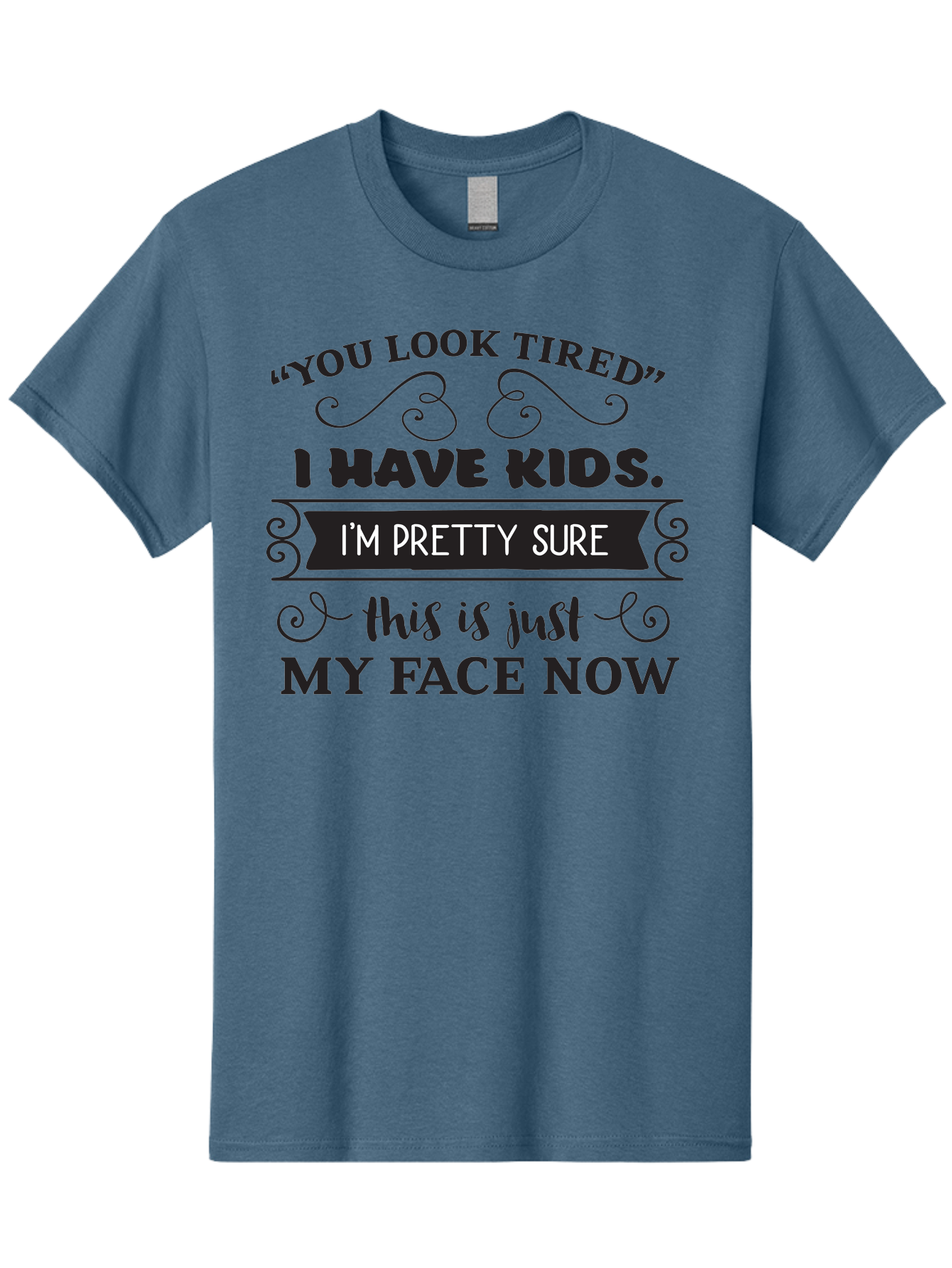 Tired-Parent Men'S Graphic Tee, 100% Cotton, Comfortable Casual Summer Wear, Machine Washable, Funny Quote, Parenting Humor, Tired Parents, Mom Life, Dad Jokes, Parenting Struggles, Humorous Sayings, Witty Remarks, Relatable Quotes, Aad260