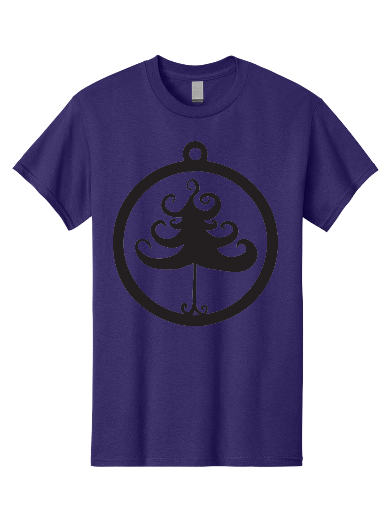 Tree-Of-Life-Logo Men'S Graphic Tee, 100% Cotton, Comfortable Casual Summer Wear, Machine Washable, Evenstar Symbol, Lord Of The Rings, Fantasy Emblem, Elegant Design, Ornate Tree, Mystical Icon, Symbolic Representation, Stylized Artwork, Aad269