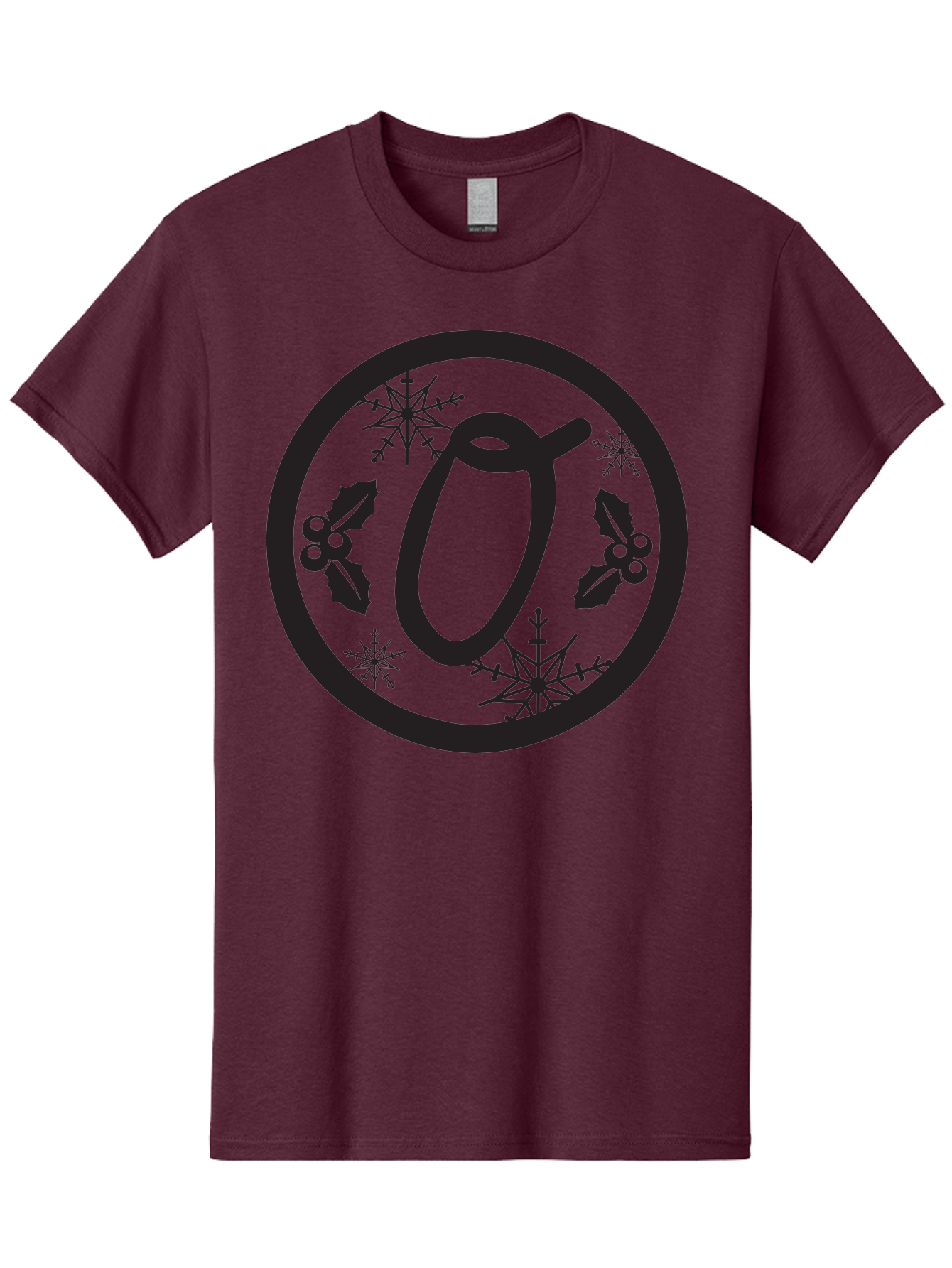 U-Ornament Men'S Graphic Tee, 100% Cotton, Comfortable Casual Summer Wear, Machine Washable, Christmas Ornaments, Festive Decorations, Holiday Symbols, Snowflakes, Holly Leaves, Winter Wonderland, Seasonal Decor Aad277