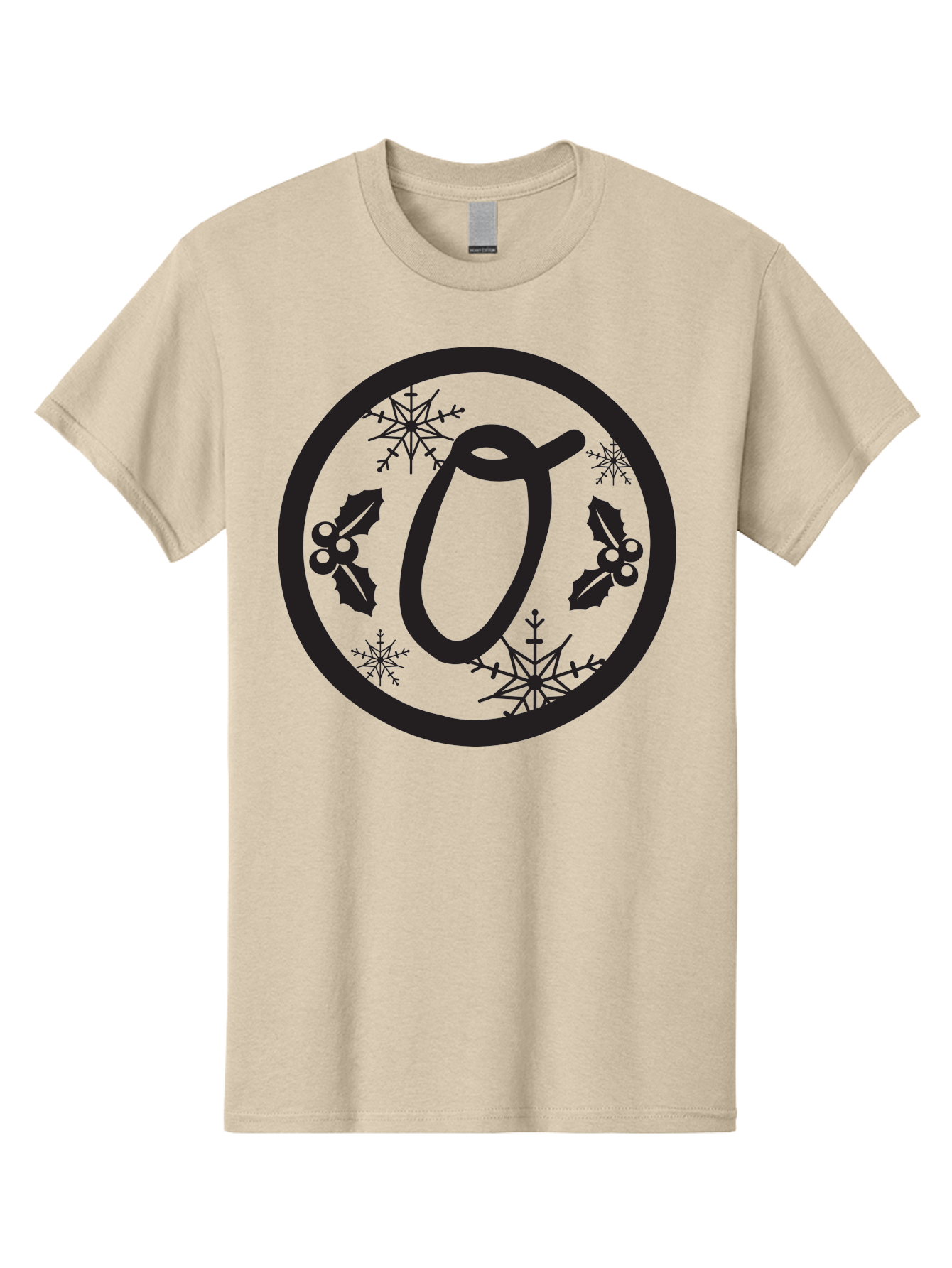 U-Ornament Men'S Graphic Tee, 100% Cotton, Comfortable Casual Summer Wear, Machine Washable, Christmas Ornaments, Festive Decorations, Holiday Symbols, Snowflakes, Holly Leaves, Winter Wonderland, Seasonal Decor Aad277