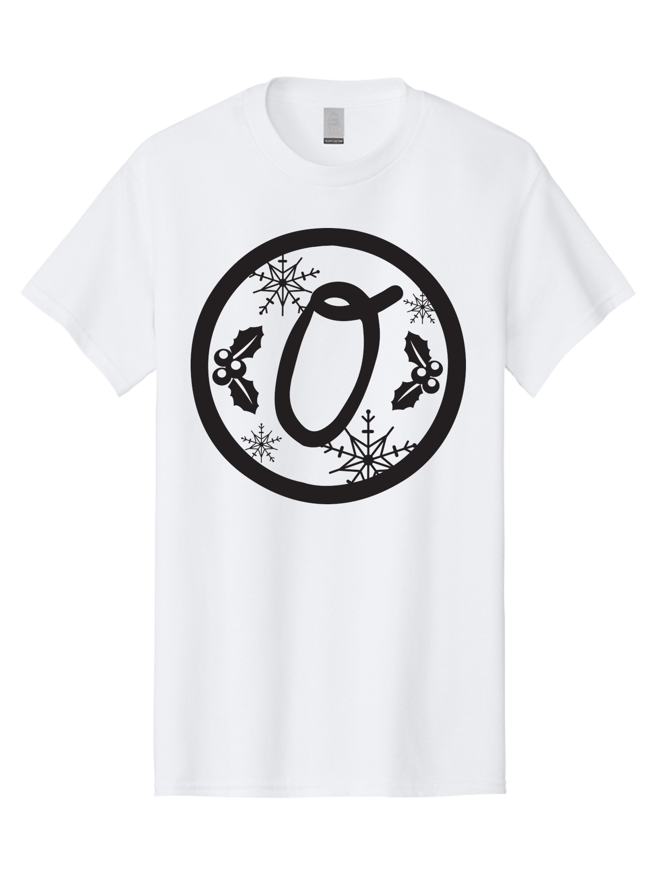 U-Ornament Men'S Graphic Tee, 100% Cotton, Comfortable Casual Summer Wear, Machine Washable, Christmas Ornaments, Festive Decorations, Holiday Symbols, Snowflakes, Holly Leaves, Winter Wonderland, Seasonal Decor Aad277