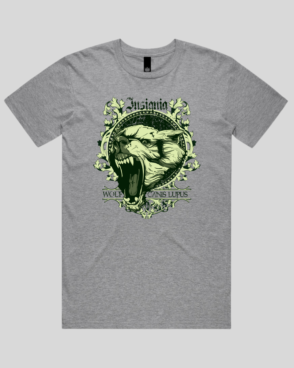 Insignia Wolf Skull Men's T-Shirt