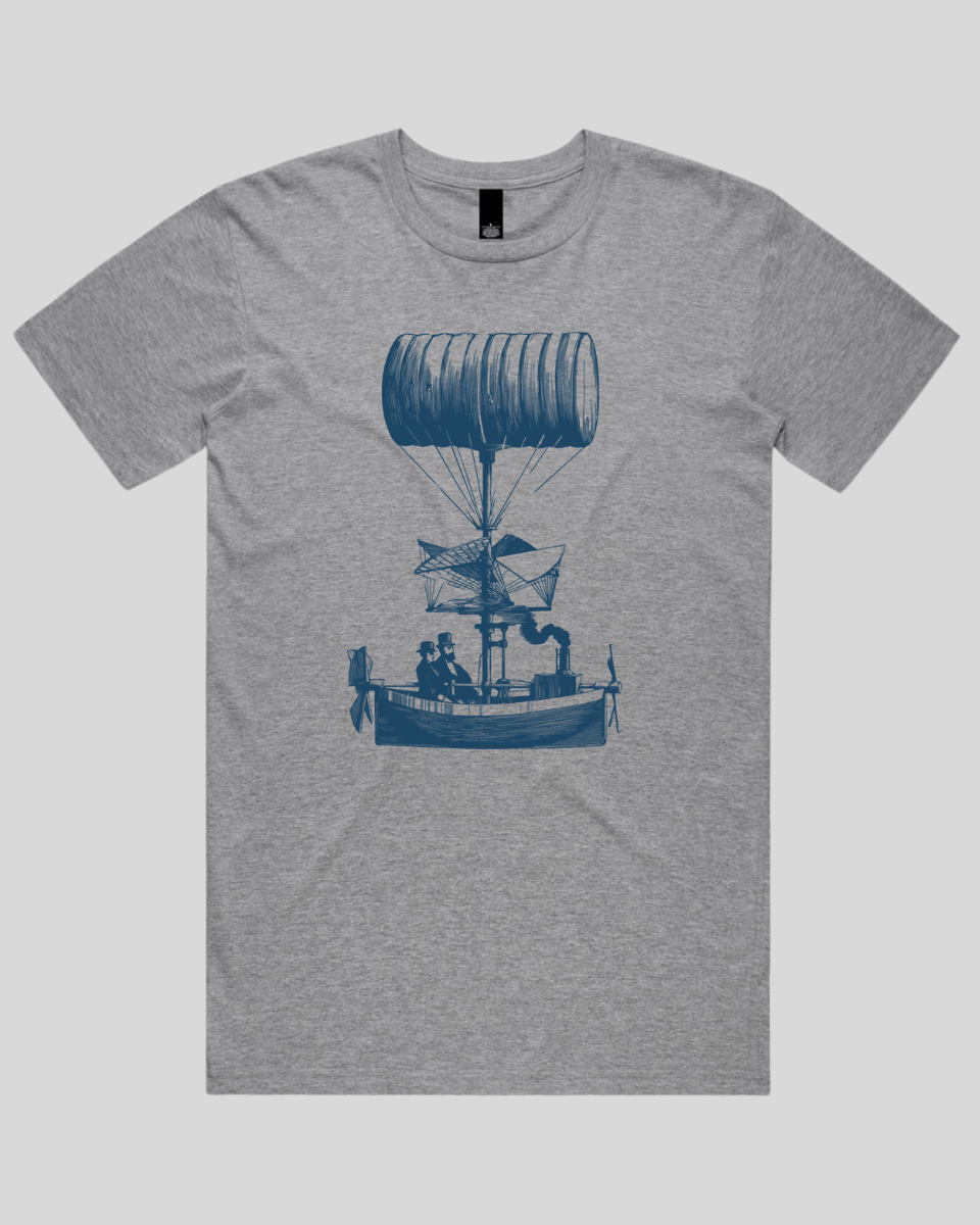 Antique Balloon Boat Men's T-Shirt