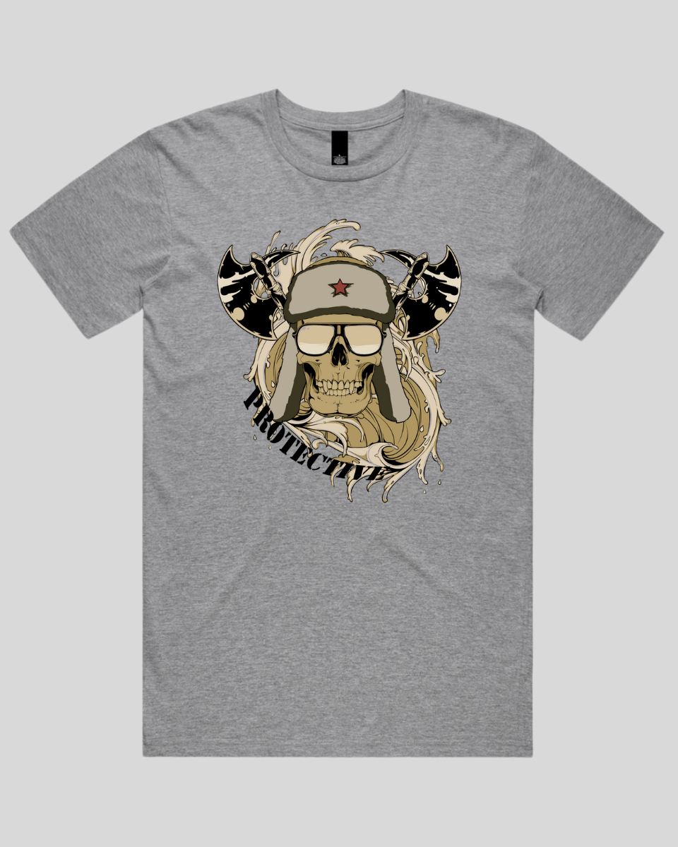 Proactive War Skull Men's T-Shirt
