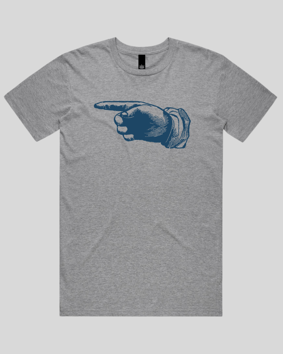 Retro Pointing Hand 2 Men's T-Shirt