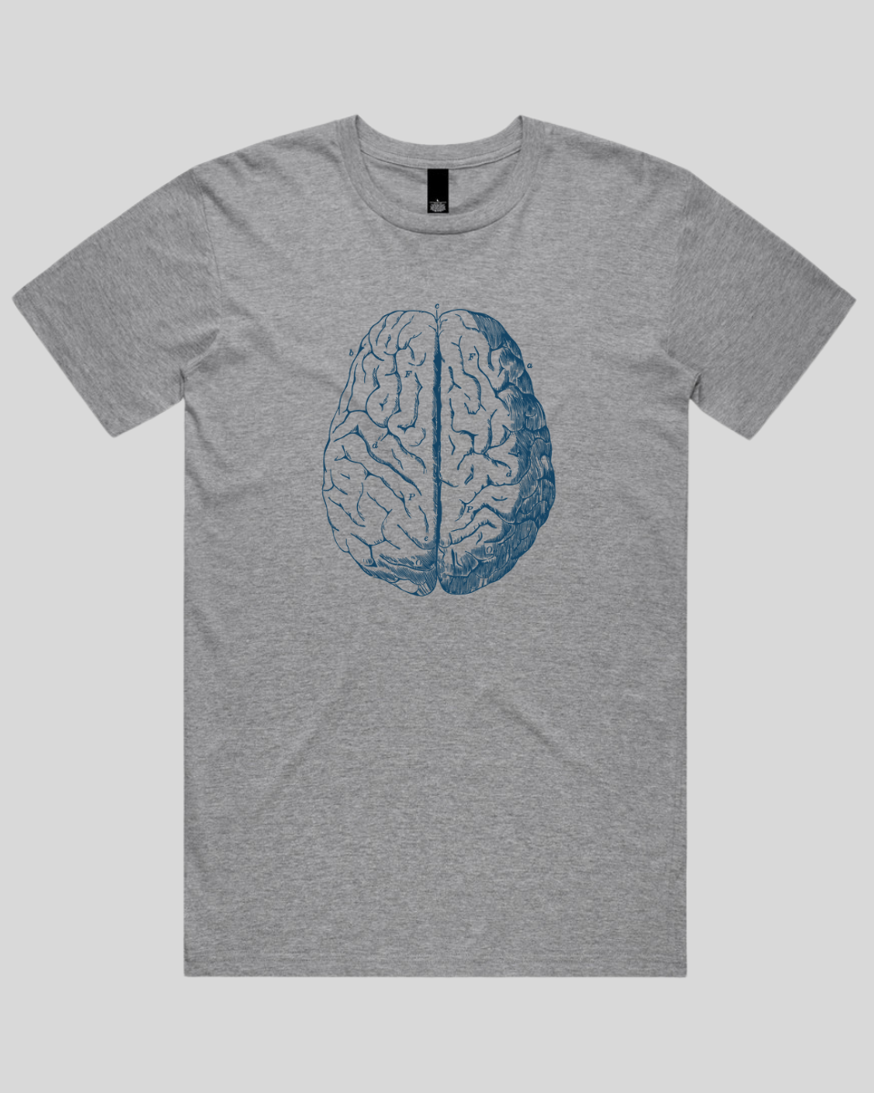 Vintage Brain Diagram Men's T-Shirt