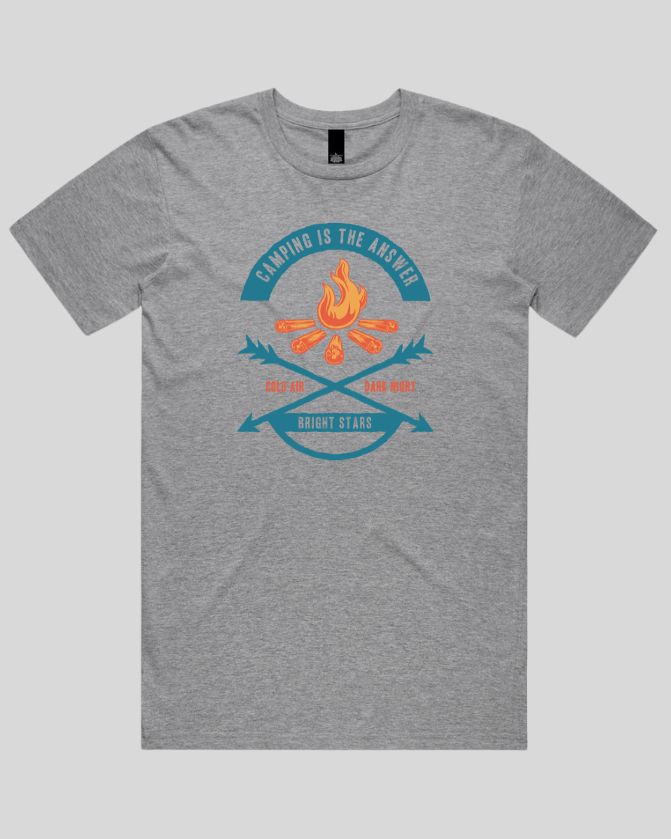 Camping Is The Answer Men's T-Shirt
