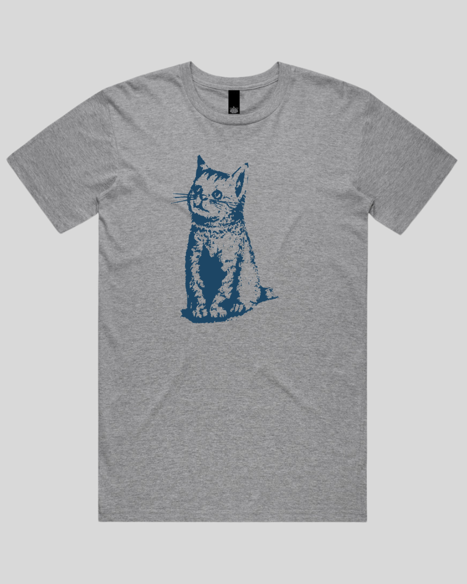 Vintage Sitting Cat Men's T-Shirt