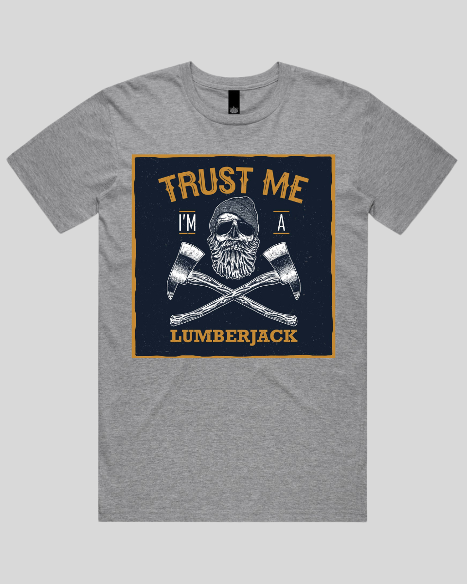 Lumberjack skull 1 Men's T-shirt