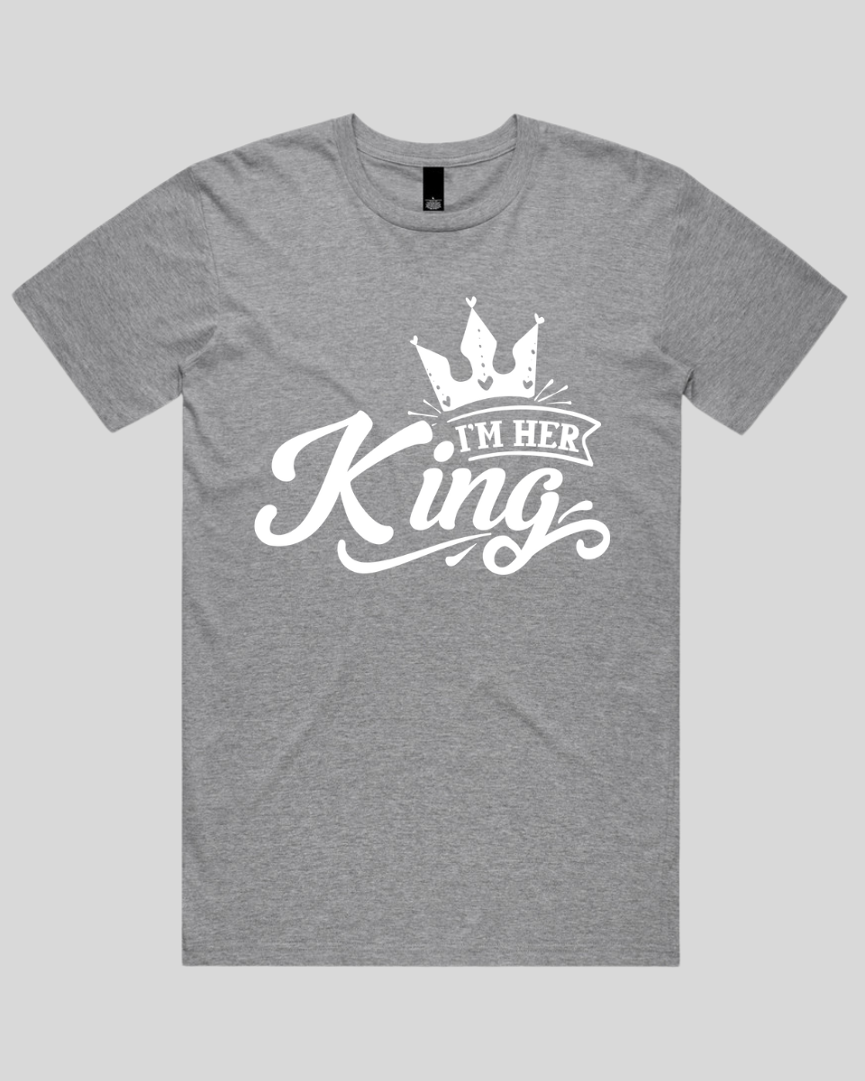 I'm her king Men's T-Shirt