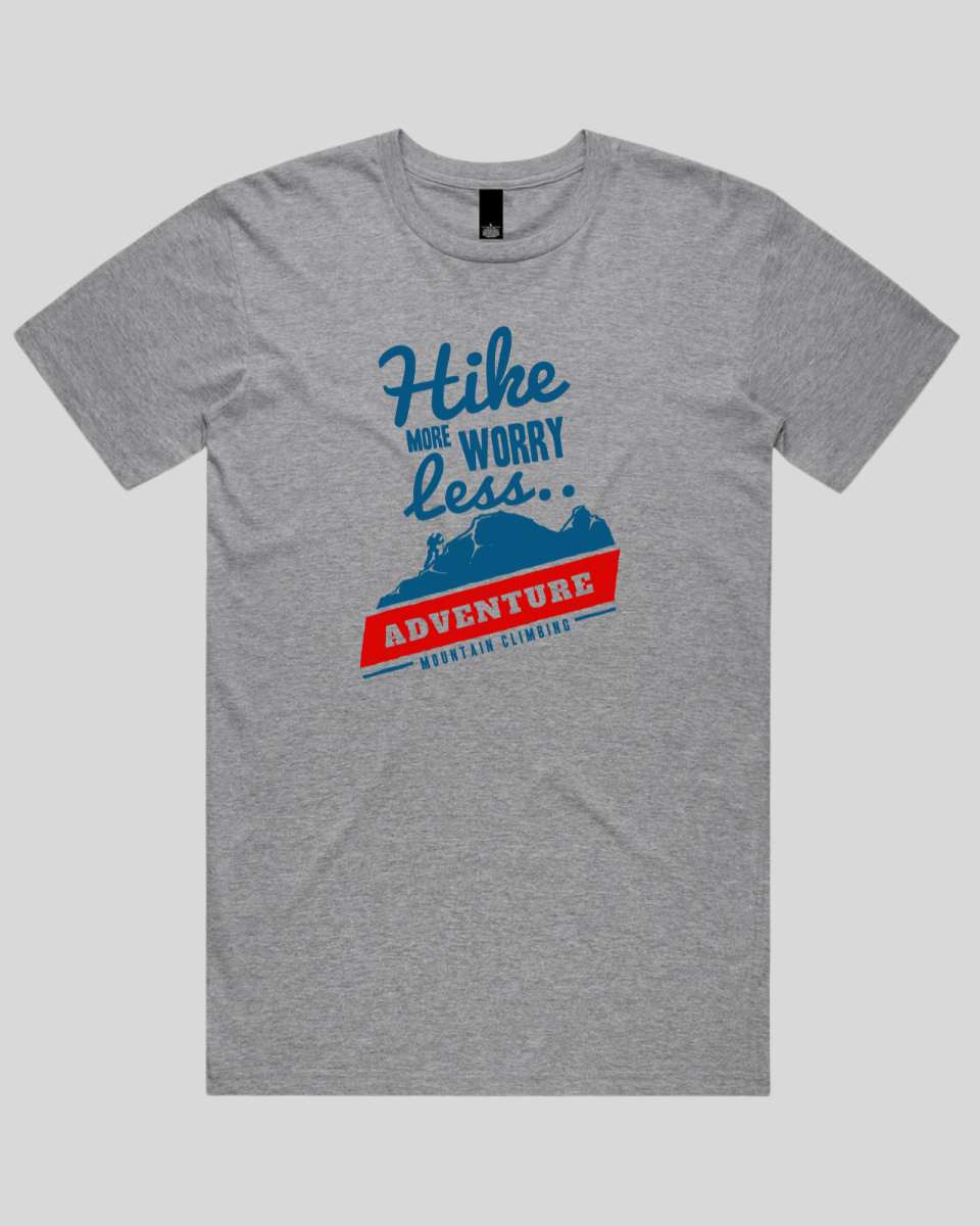 Hike More Worry Less Men's T-Shirt