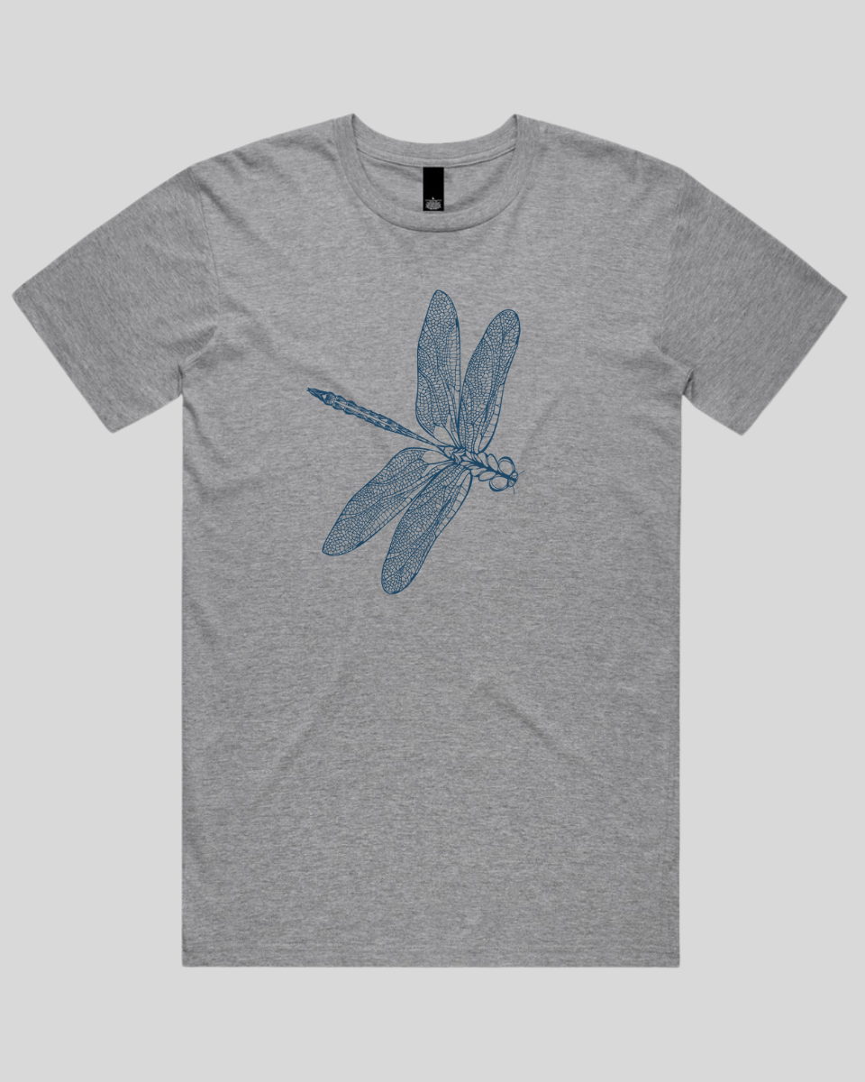 Botanical Dragonfly Art Men's T-Shirt