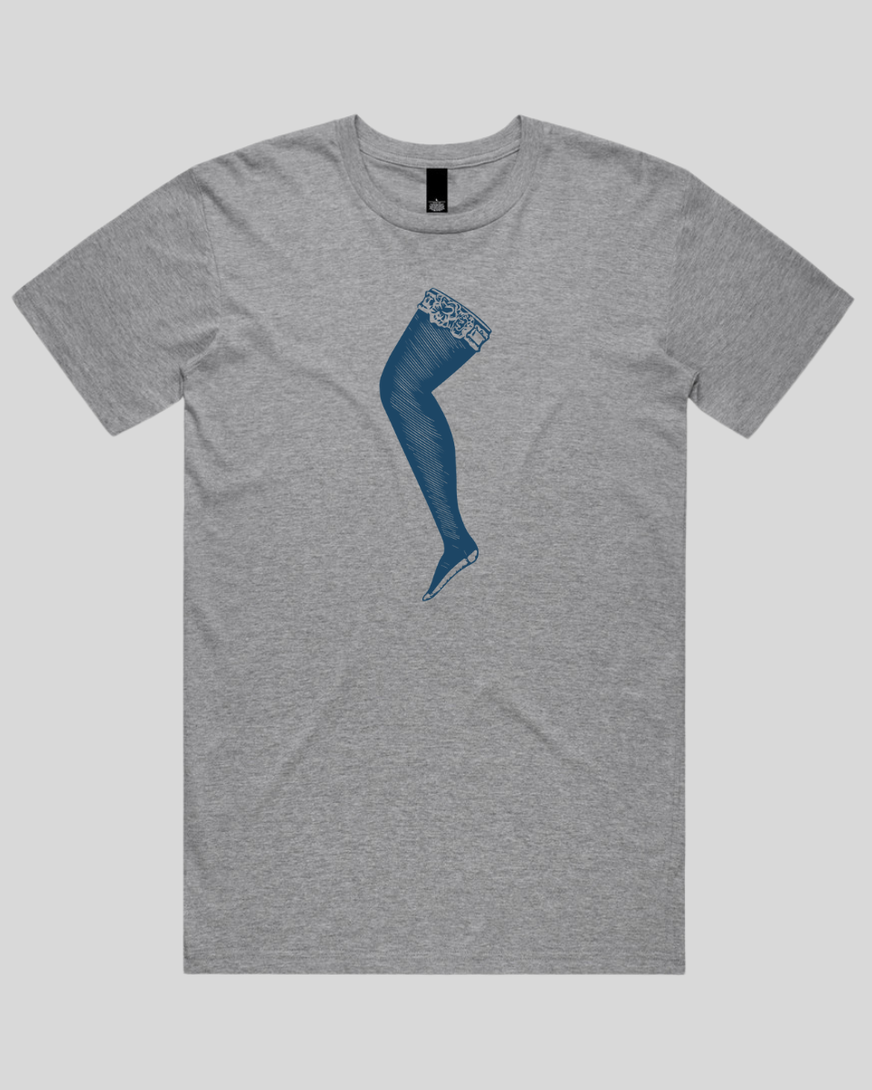 Lace Top Stocking Men's T-Shirt