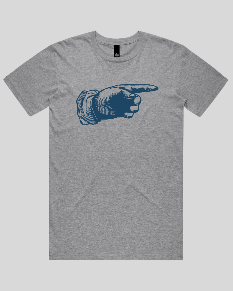 Retro Pointing Hand Men's T-Shirt