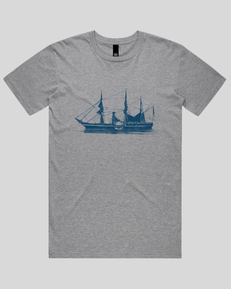 Ocean Ghost Ship Men's T-Shirt