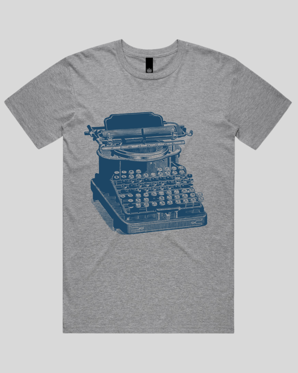 Antique Typewriter Print Men's T-Shirt