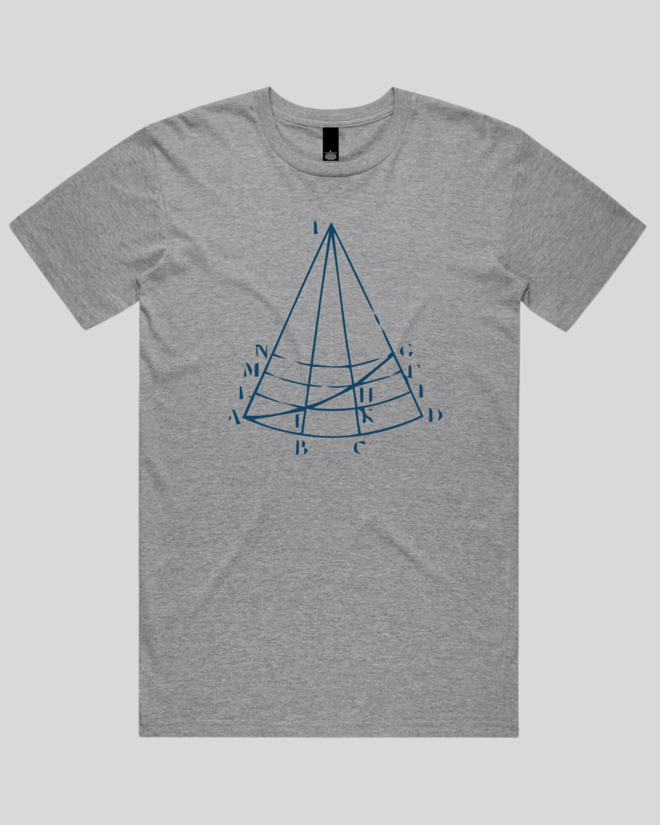 Mathematical Cone Ruler Men's T-Shirt