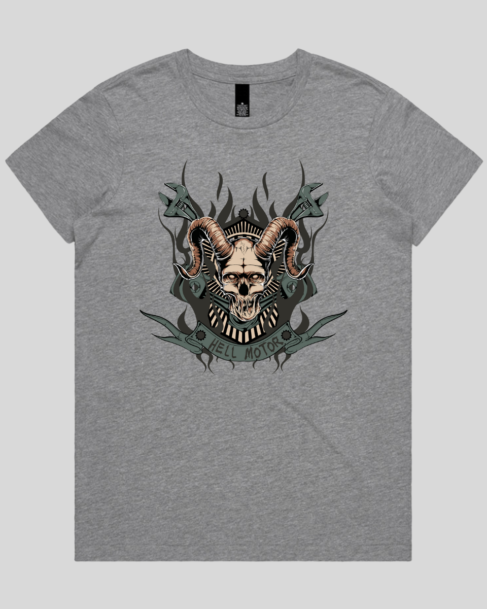 Hell Motor Syndicate Womens T-Shirt