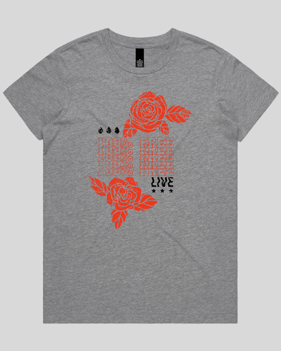 100% Free Bloom Women's T-Shirt