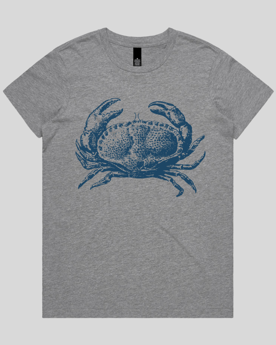 Vintage Coastal Crab Women's T-Shirt