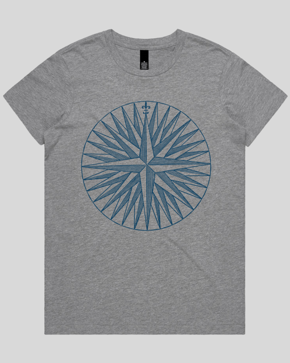 Explorer's Compass Wheel Women's T-Shirt