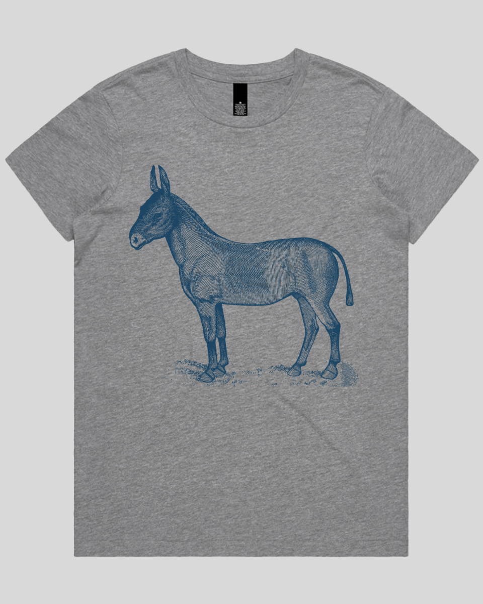 Donkey Drawing Women's T-Shirt