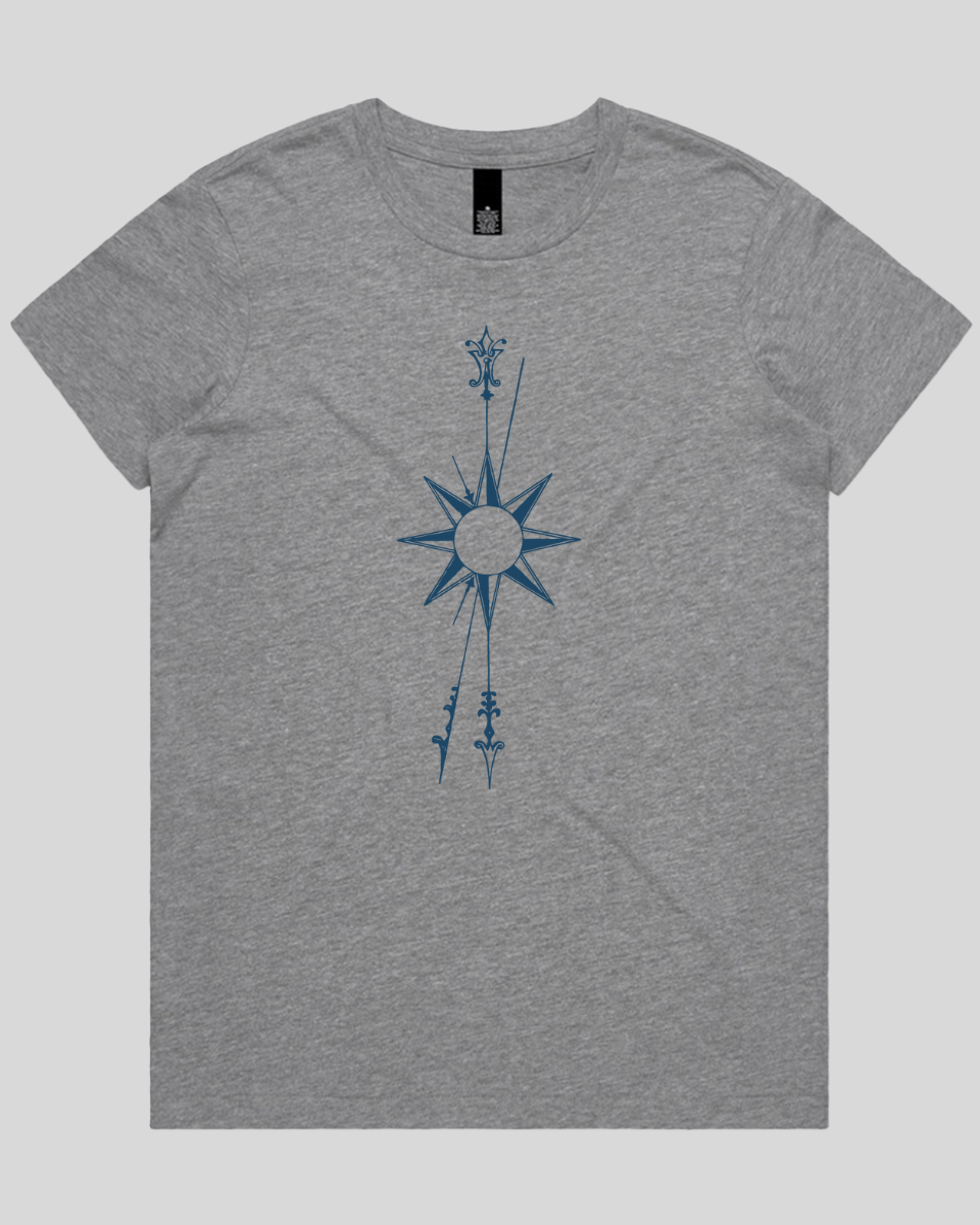 Vertical Compass Rose Women's T-Shirt