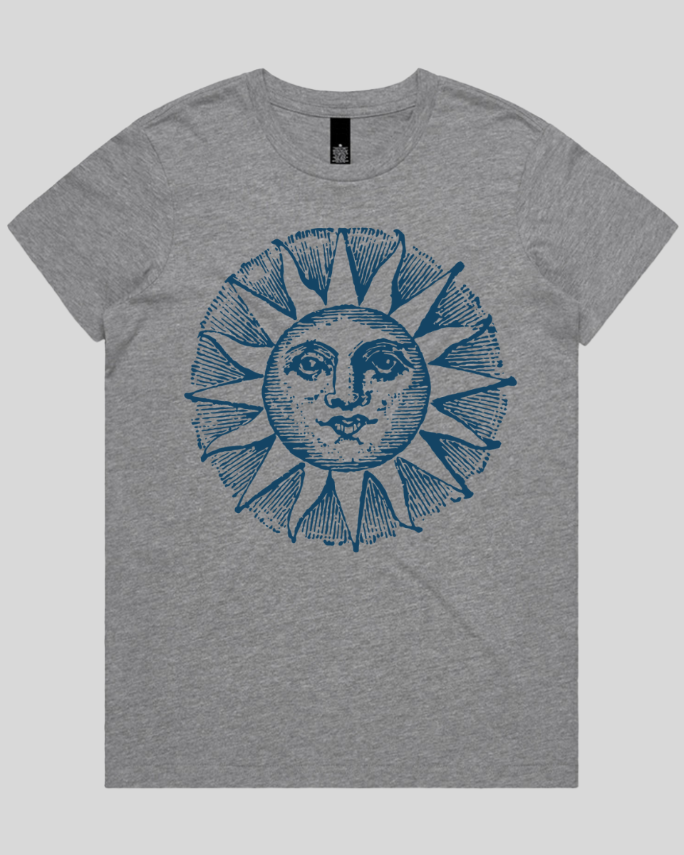 Celestial Sun Face Women's T-Shirt