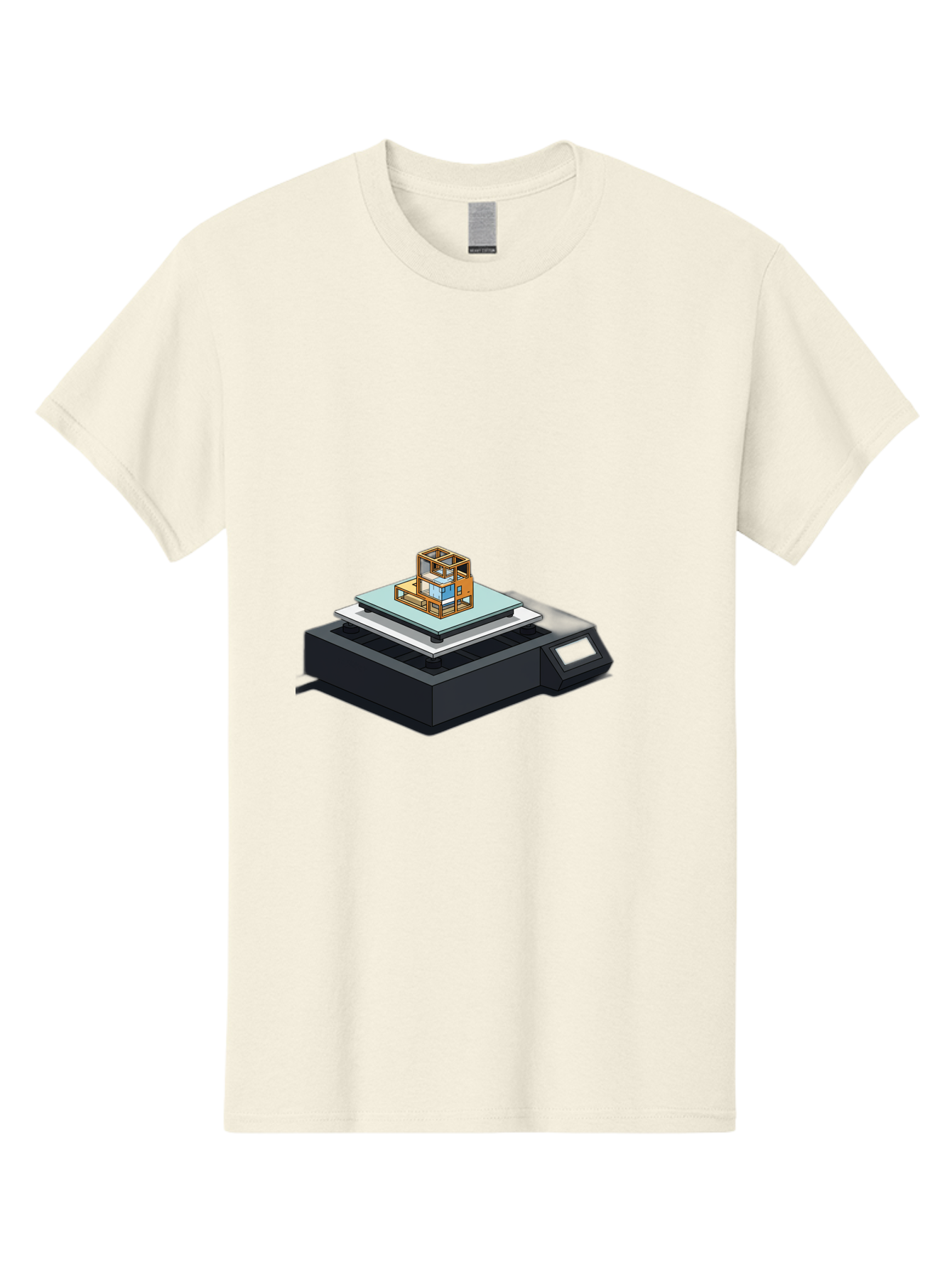 3D-Printer-19 Men'S Graphic Tee, 100% Cotton, Comfortable Casual Summer Wear, Machine Washable, 3D Printing Technology, Additive Manufacturing, Prototype Development, Rapid Prototyping, 3D Modeling, Futuristic Design, Innovative Printing, Baa012