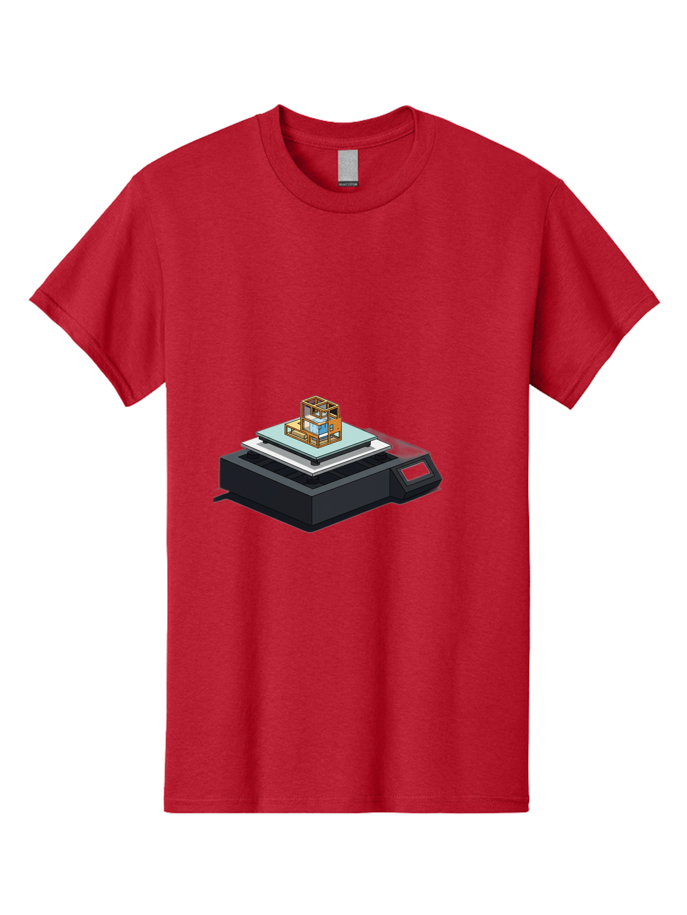 3D-Printer-19 Men'S Graphic Tee, 100% Cotton, Comfortable Casual Summer Wear, Machine Washable, 3D Printing Technology, Additive Manufacturing, Prototype Development, Rapid Prototyping, 3D Modeling, Futuristic Design, Innovative Printing, Baa012